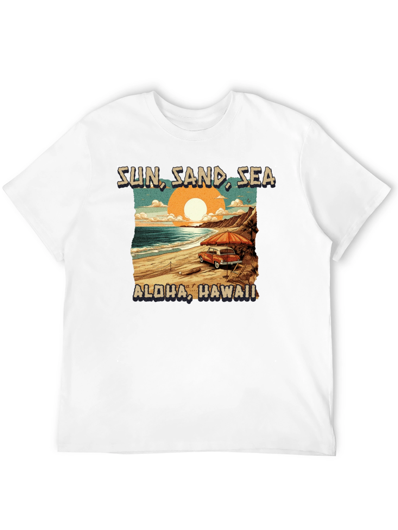 Sun Sand Sea Aloha Hawaii T-Shirt