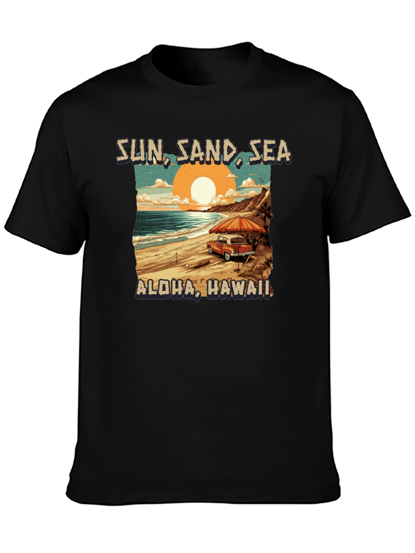 Sun Sand Sea Aloha Hawaii T-Shirt