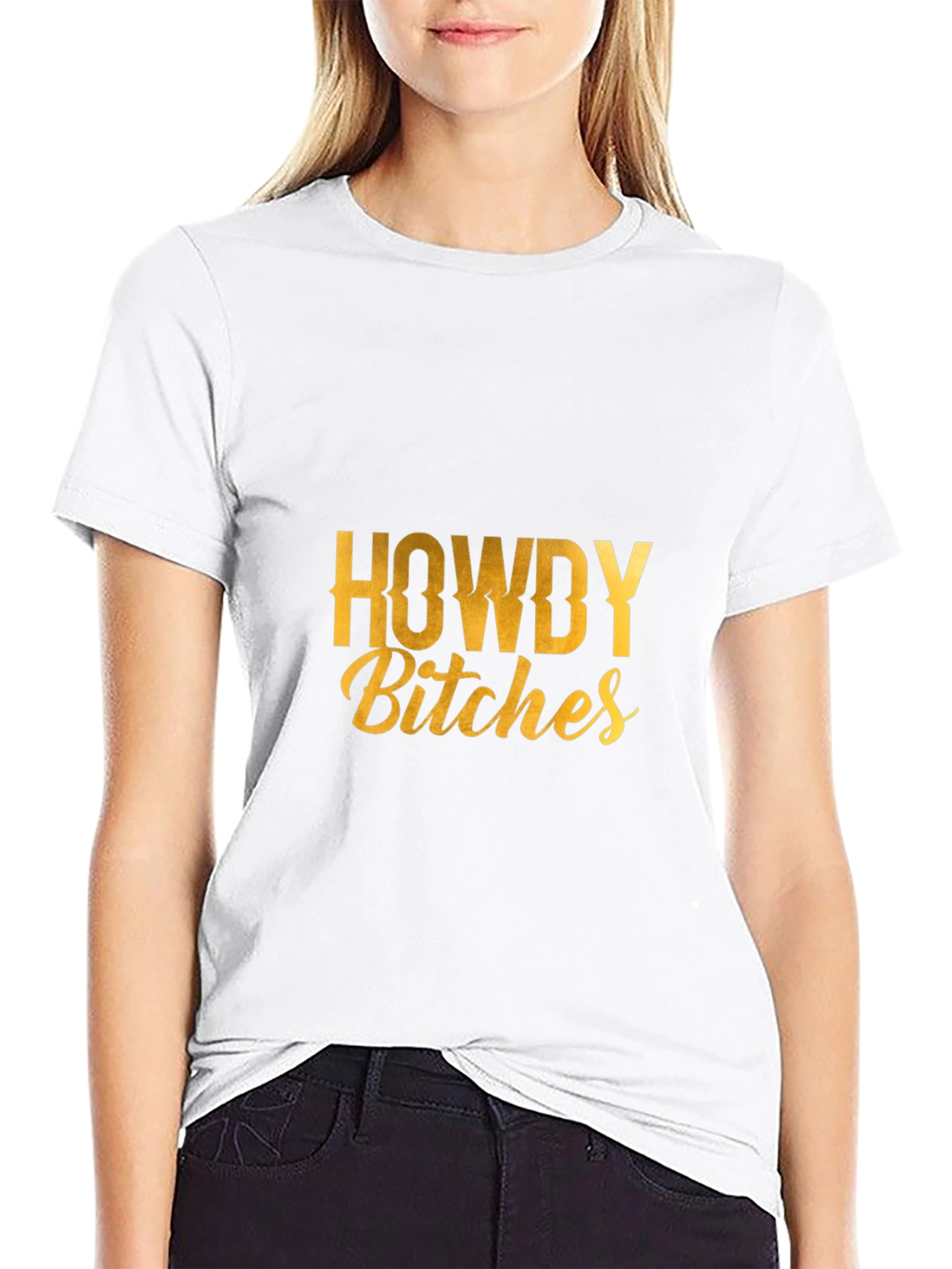 Howdy Bitches Graphic Tee - Western Style