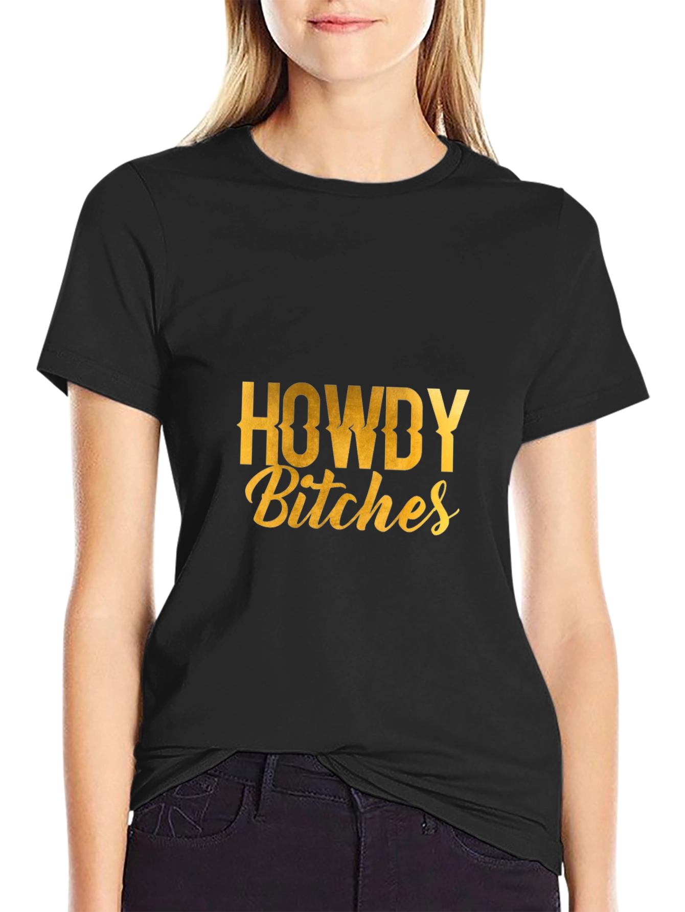 Howdy Bitches Graphic Tee - Western Style