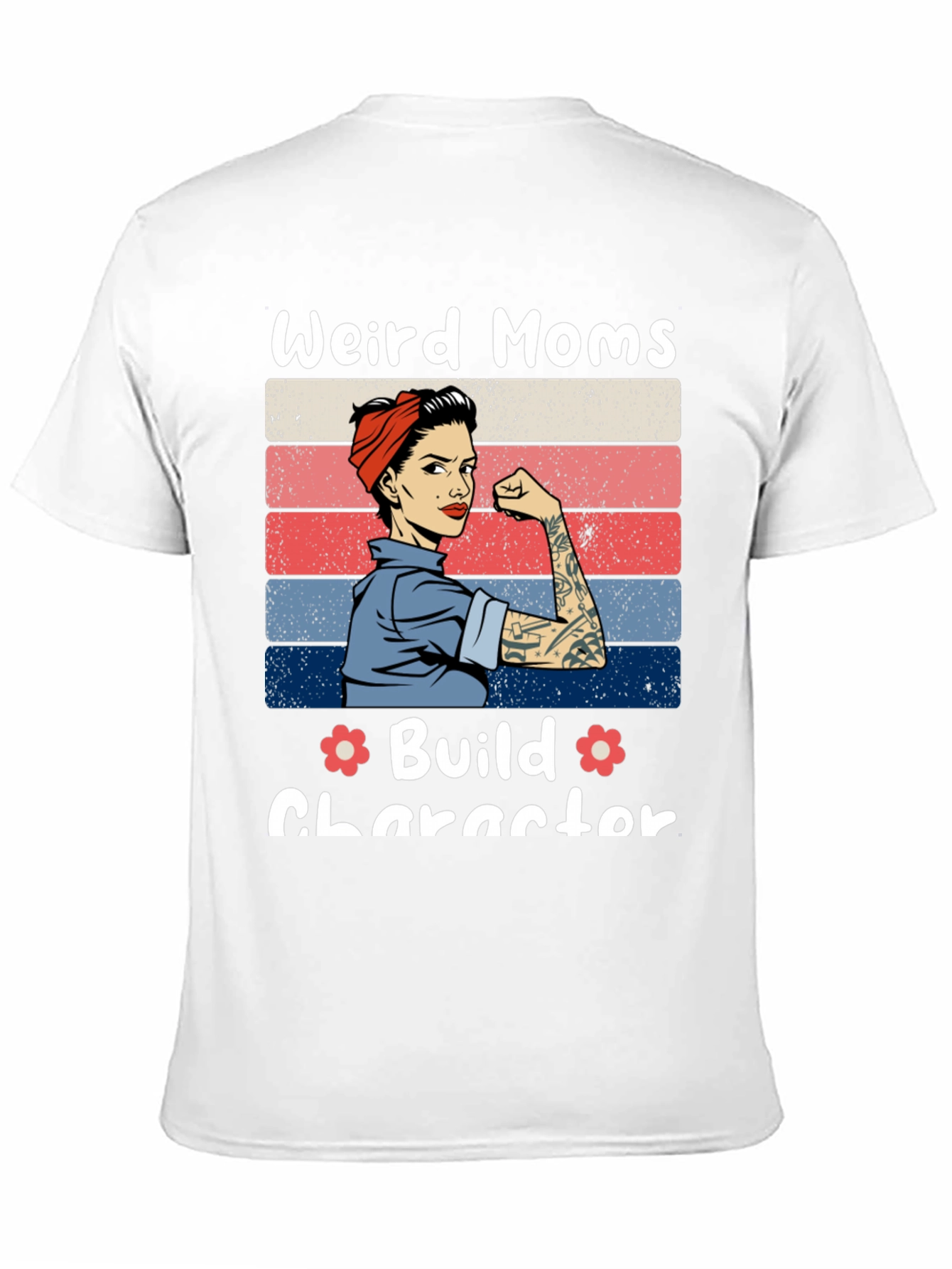 Weird Moms Build Character Graphic Tee