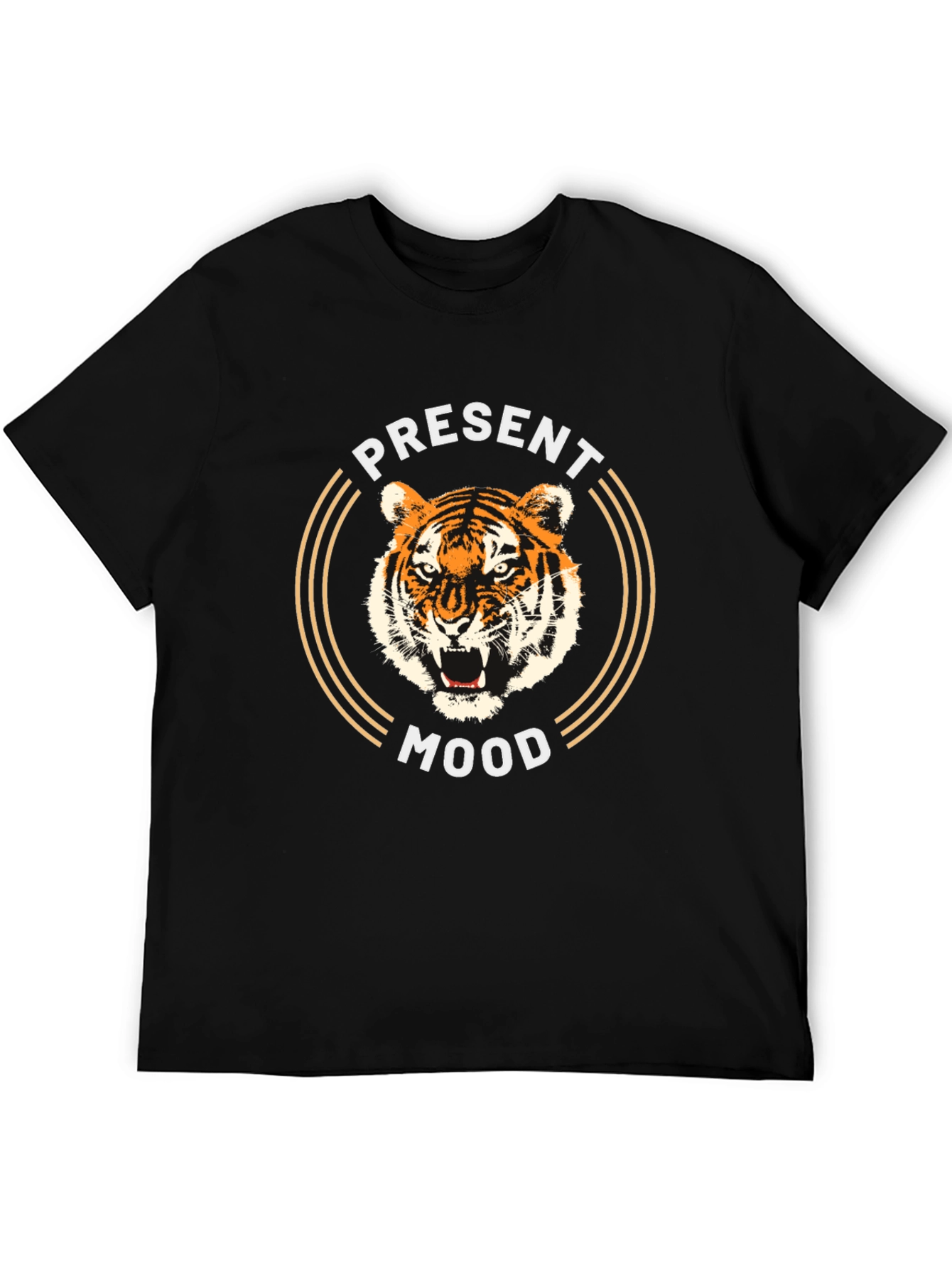 Present Mood Tiger Graphic T-Shirt