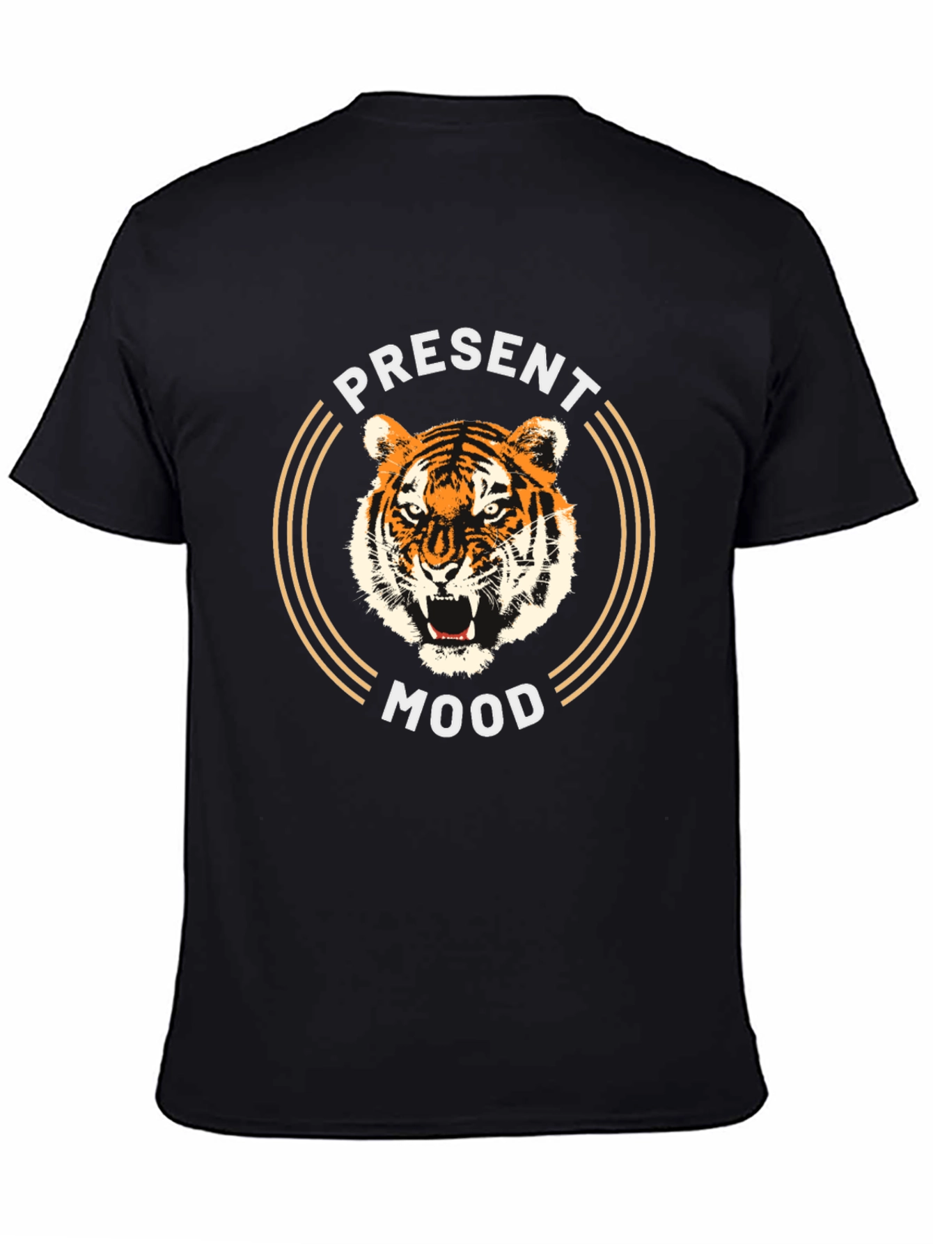 Present Mood Tiger Graphic T-Shirt