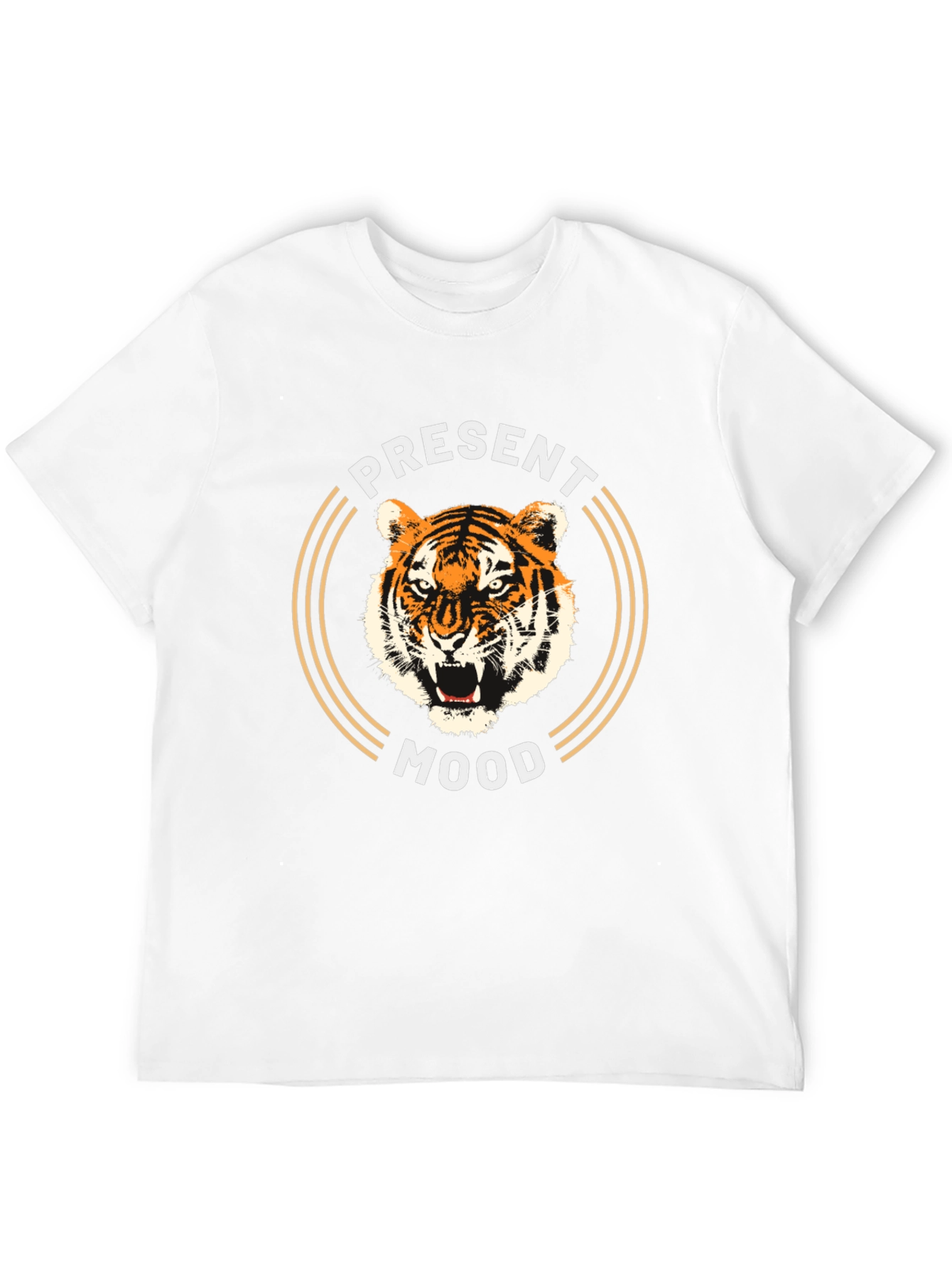 Present Mood Tiger Graphic T-Shirt