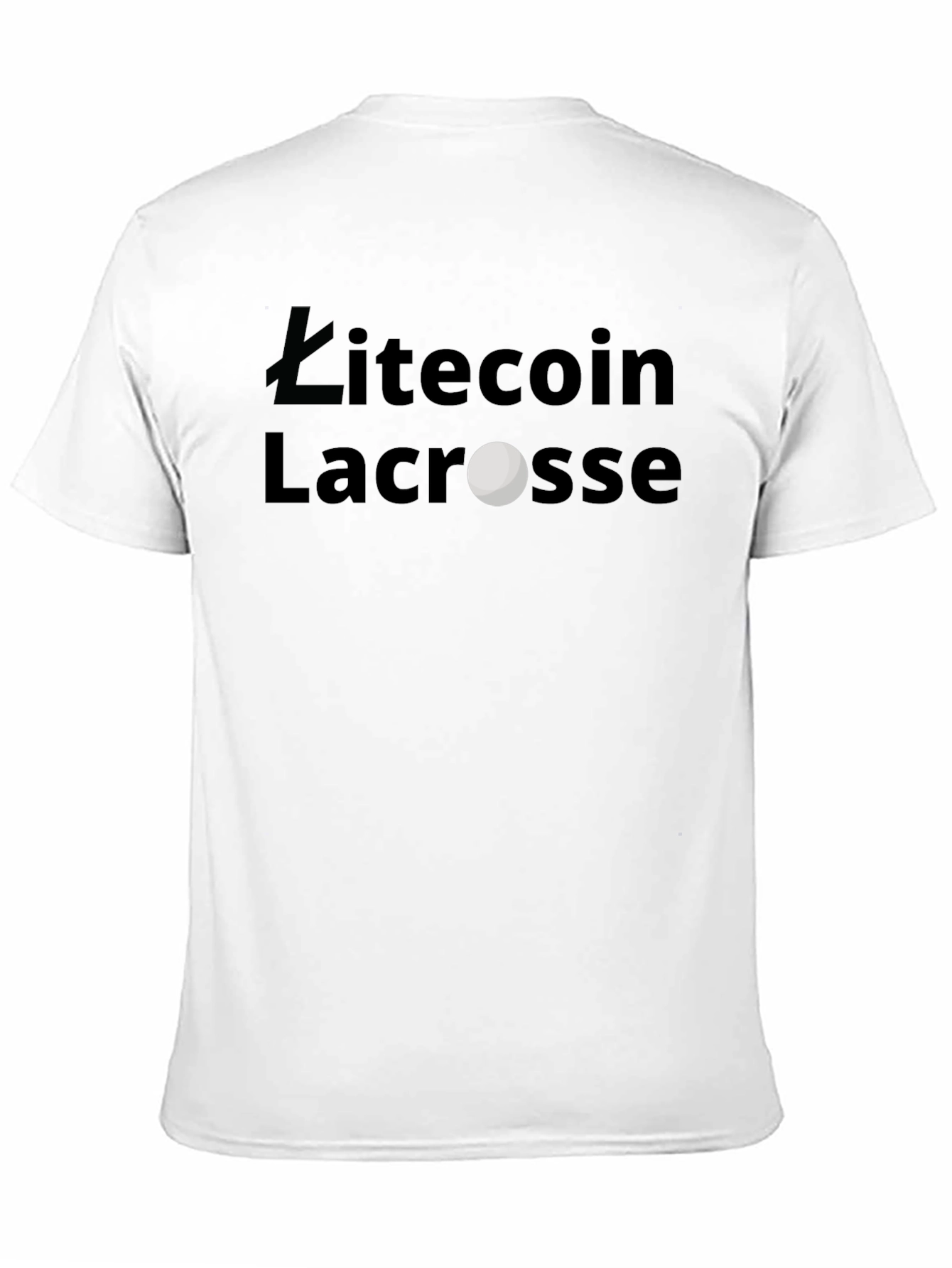 Litecoin Lacrosse Graphic T-Shirt