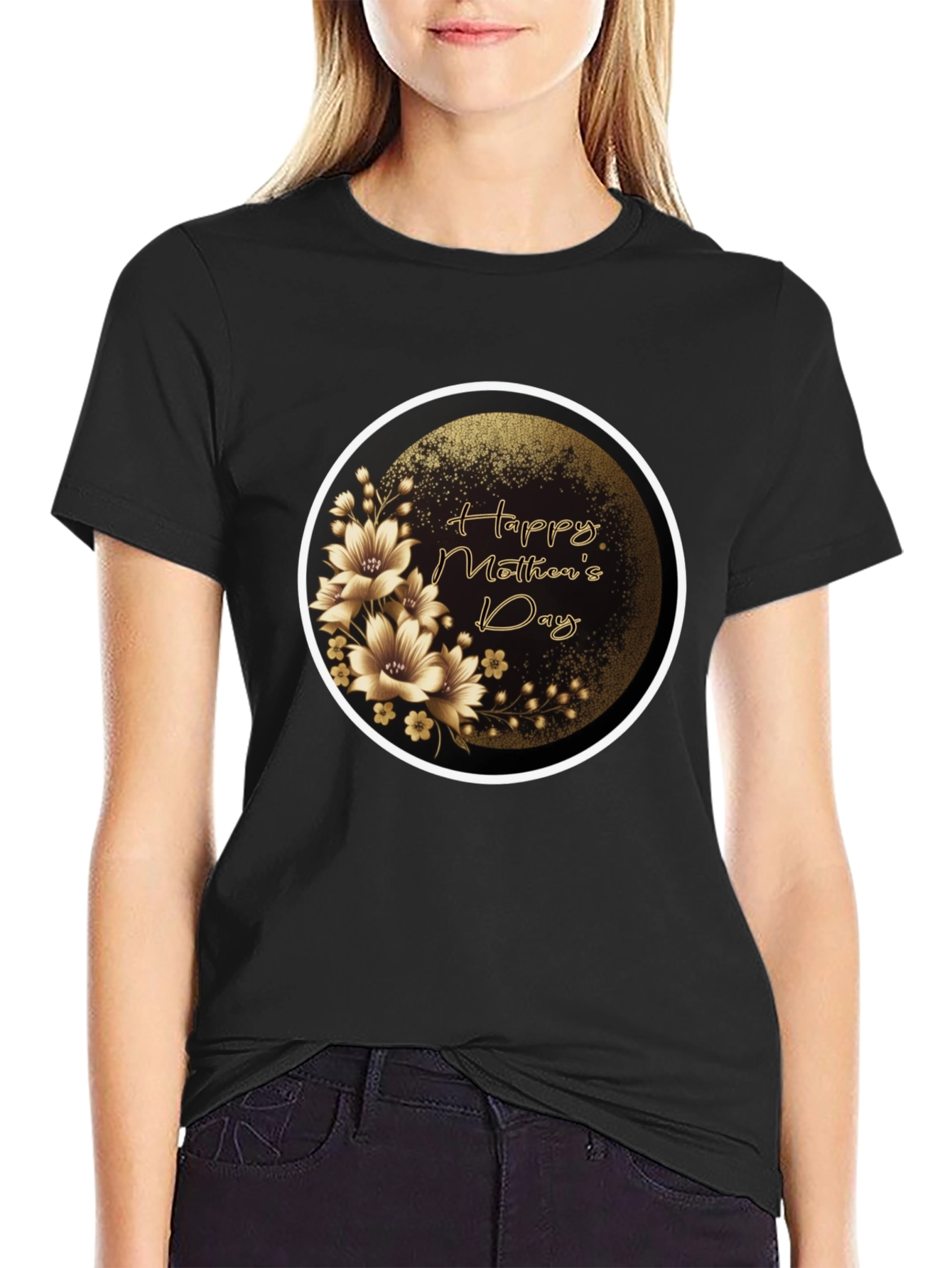 Happy Mothers Day Floral T-Shirt