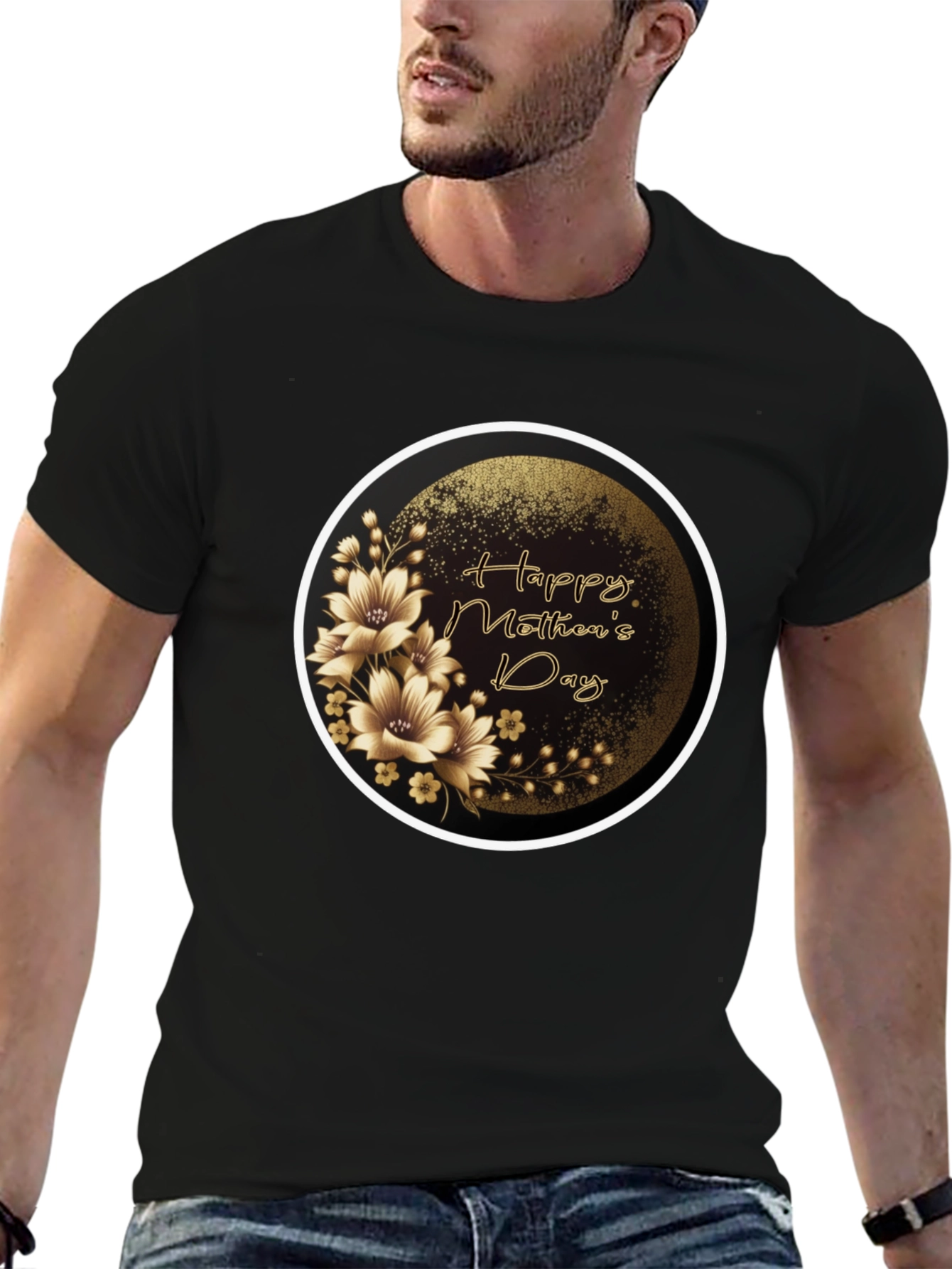 Happy Mothers Day Floral T-Shirt