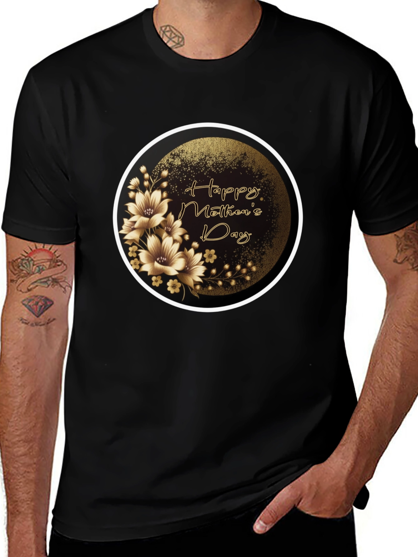 Happy Mothers Day Floral T-Shirt