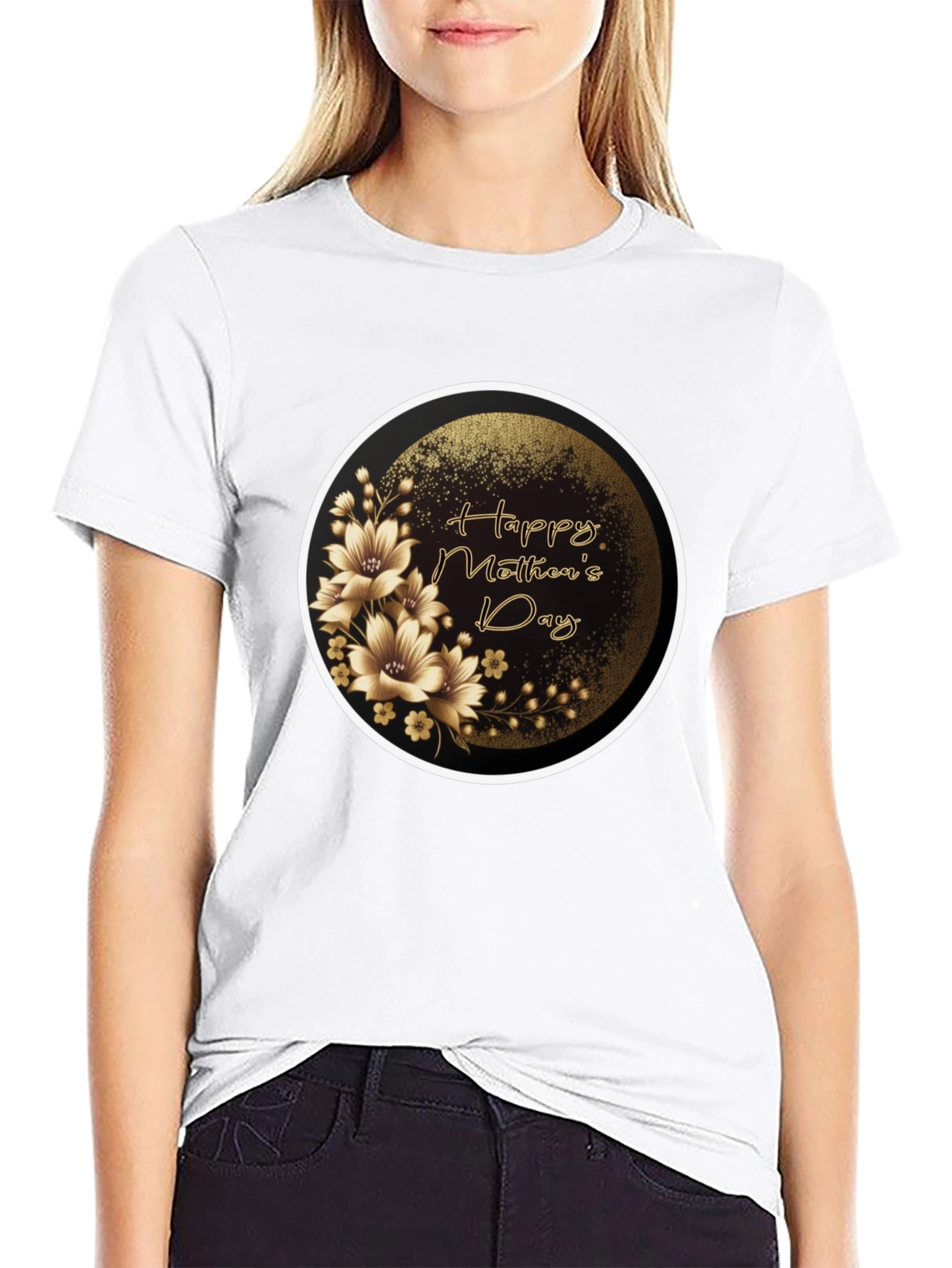 Happy Mothers Day Floral T-Shirt