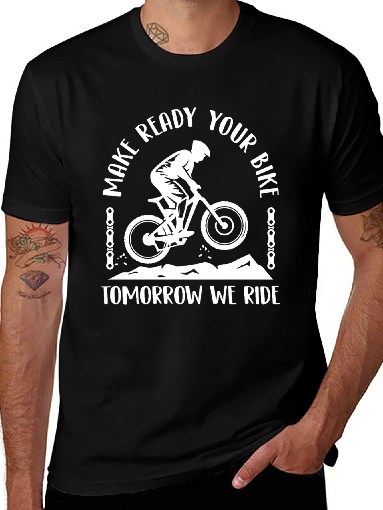 Ready Your Bike Tee - Tomorrow We Ride!