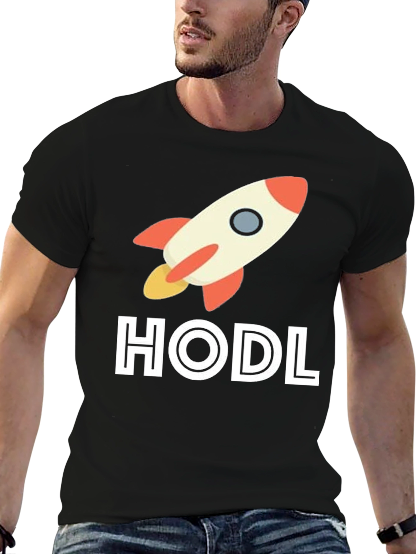 HODL Rocket T-Shirt - Crypto Investment Tee