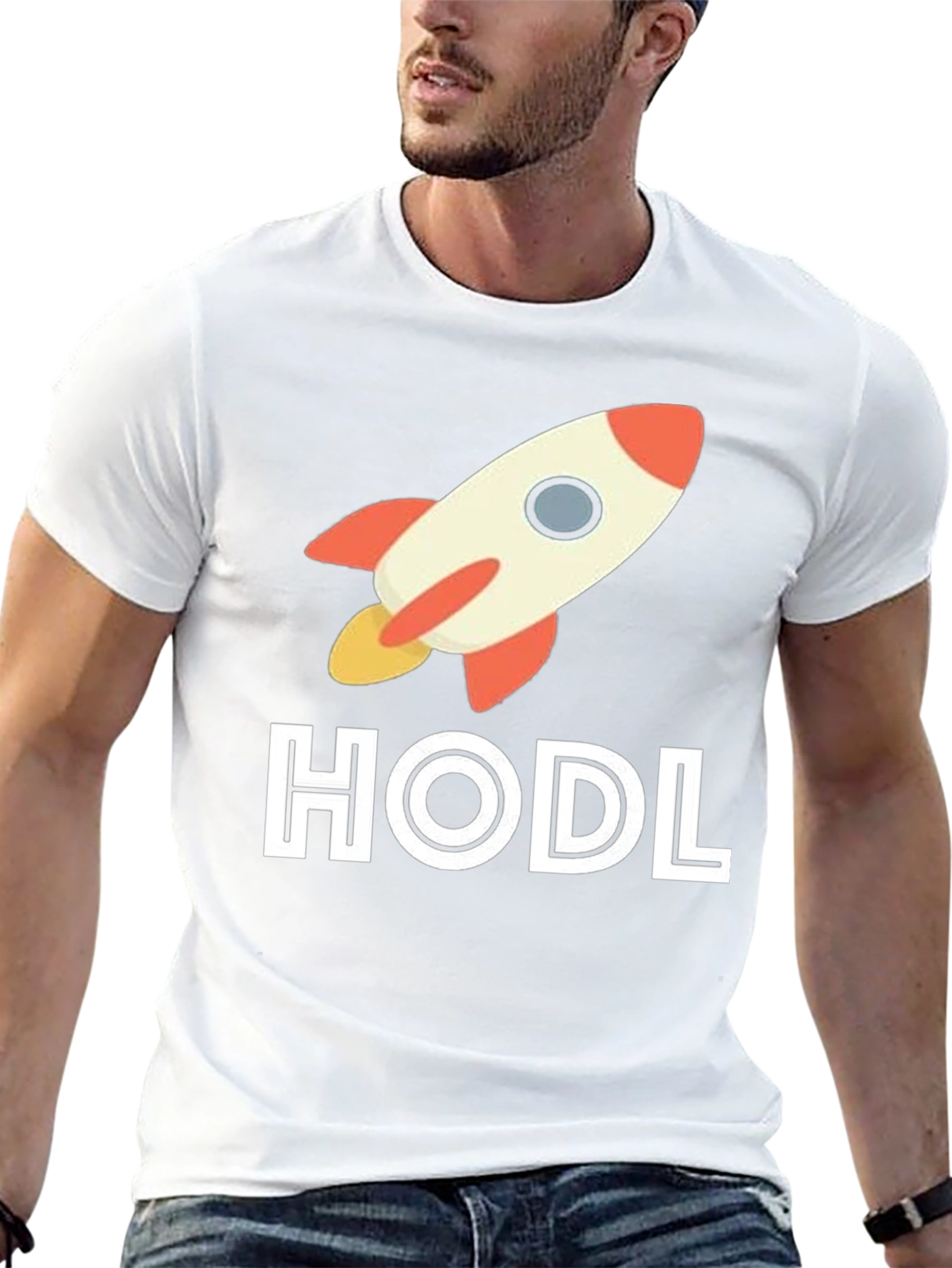 HODL Rocket T-Shirt - Crypto Investment Tee