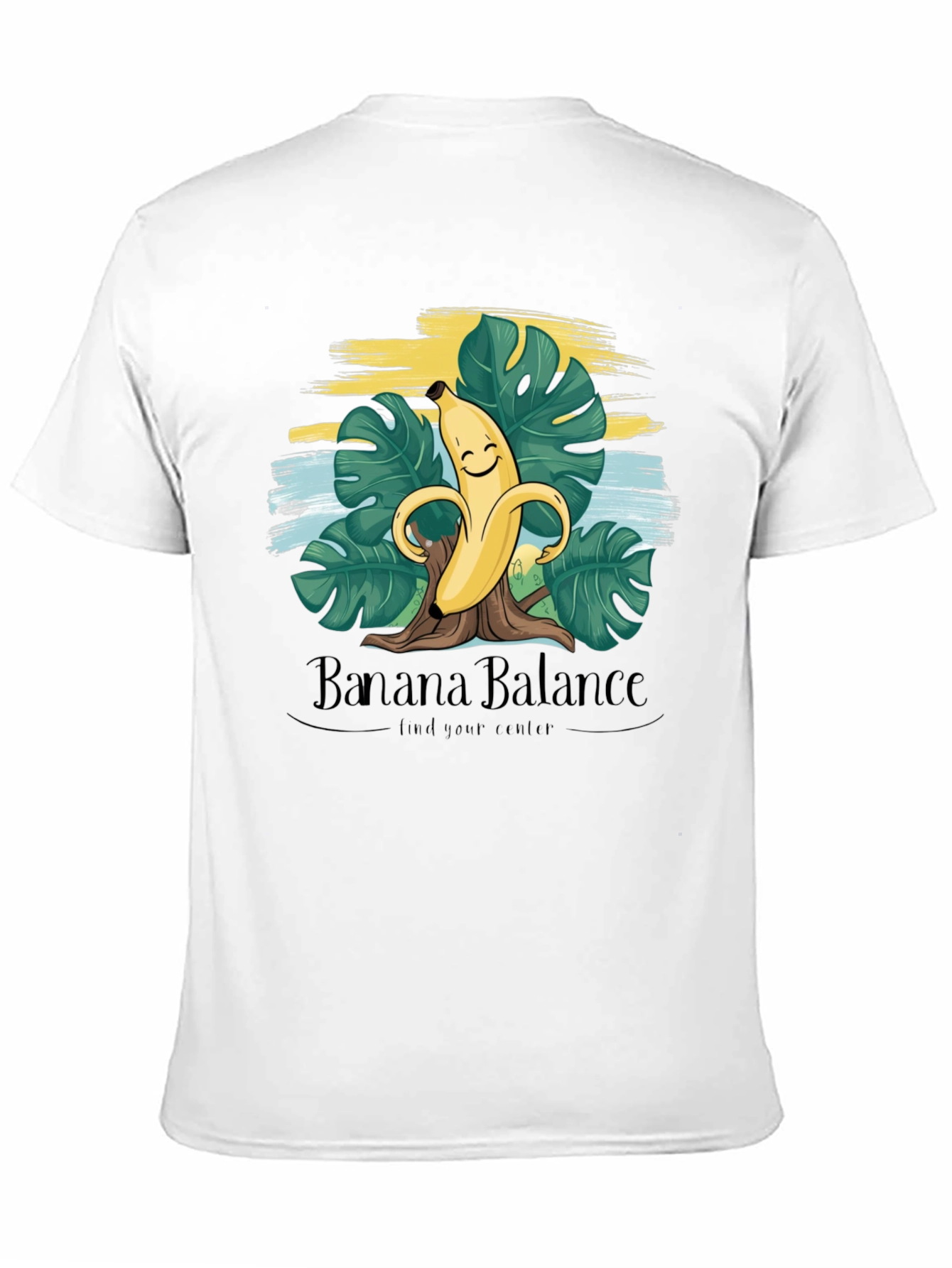 Banana Balance Graphic T-Shirt - Find Your Center
