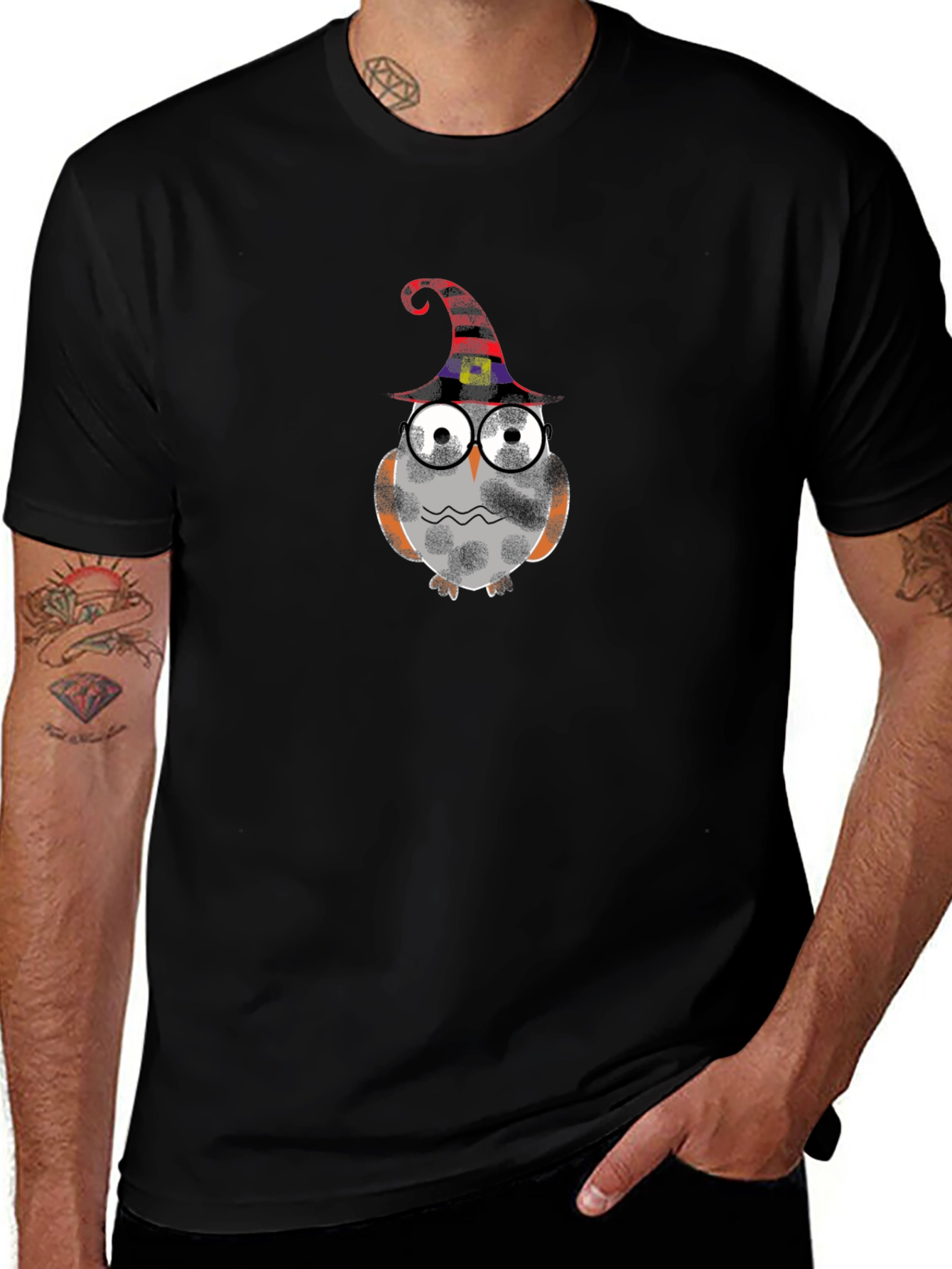 Halloween Owl T-Shirt - Spooky and Stylish