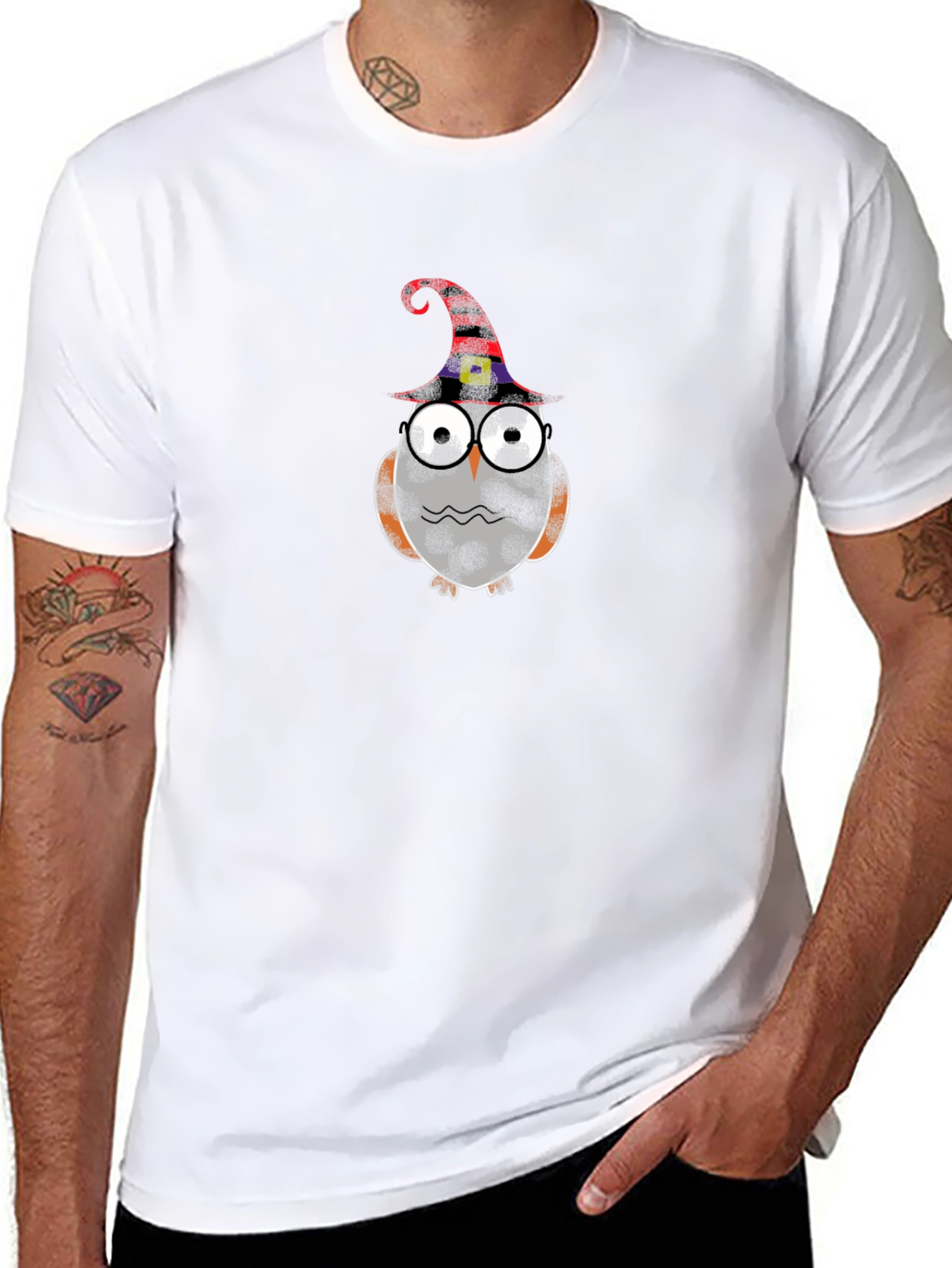 Halloween Owl T-Shirt - Spooky and Stylish