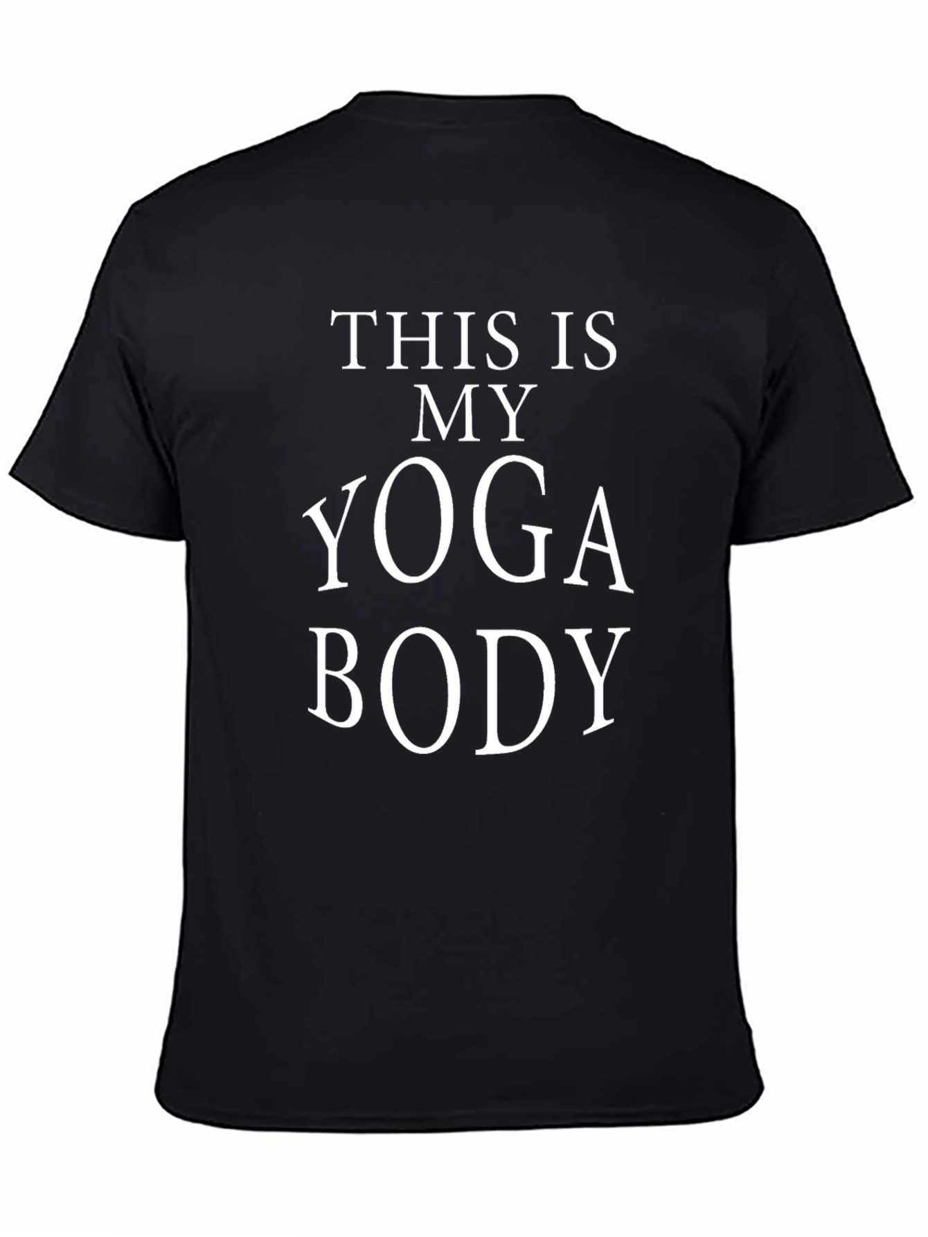 Yoga Body Tee - Black Unisex T-Shirt