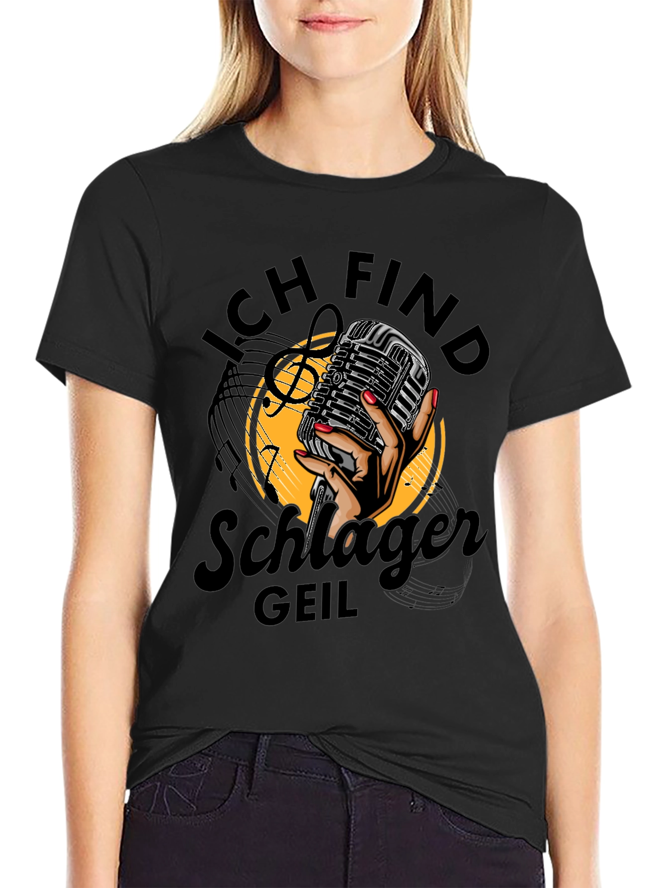 Ich Find Schlager Geil Graphic T-Shirt