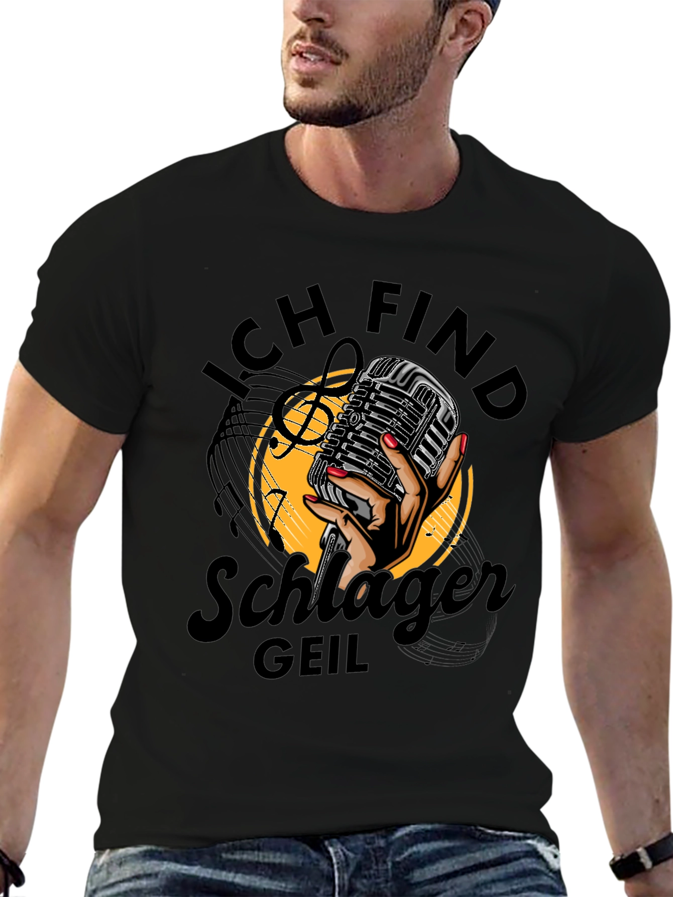 Ich Find Schlager Geil Graphic T-Shirt