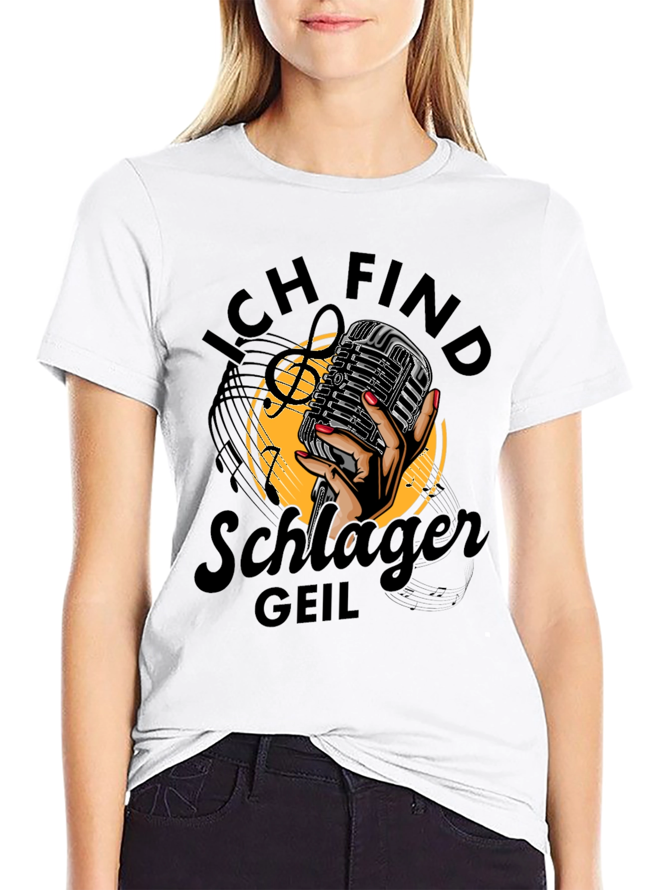 Ich Find Schlager Geil Graphic T-Shirt