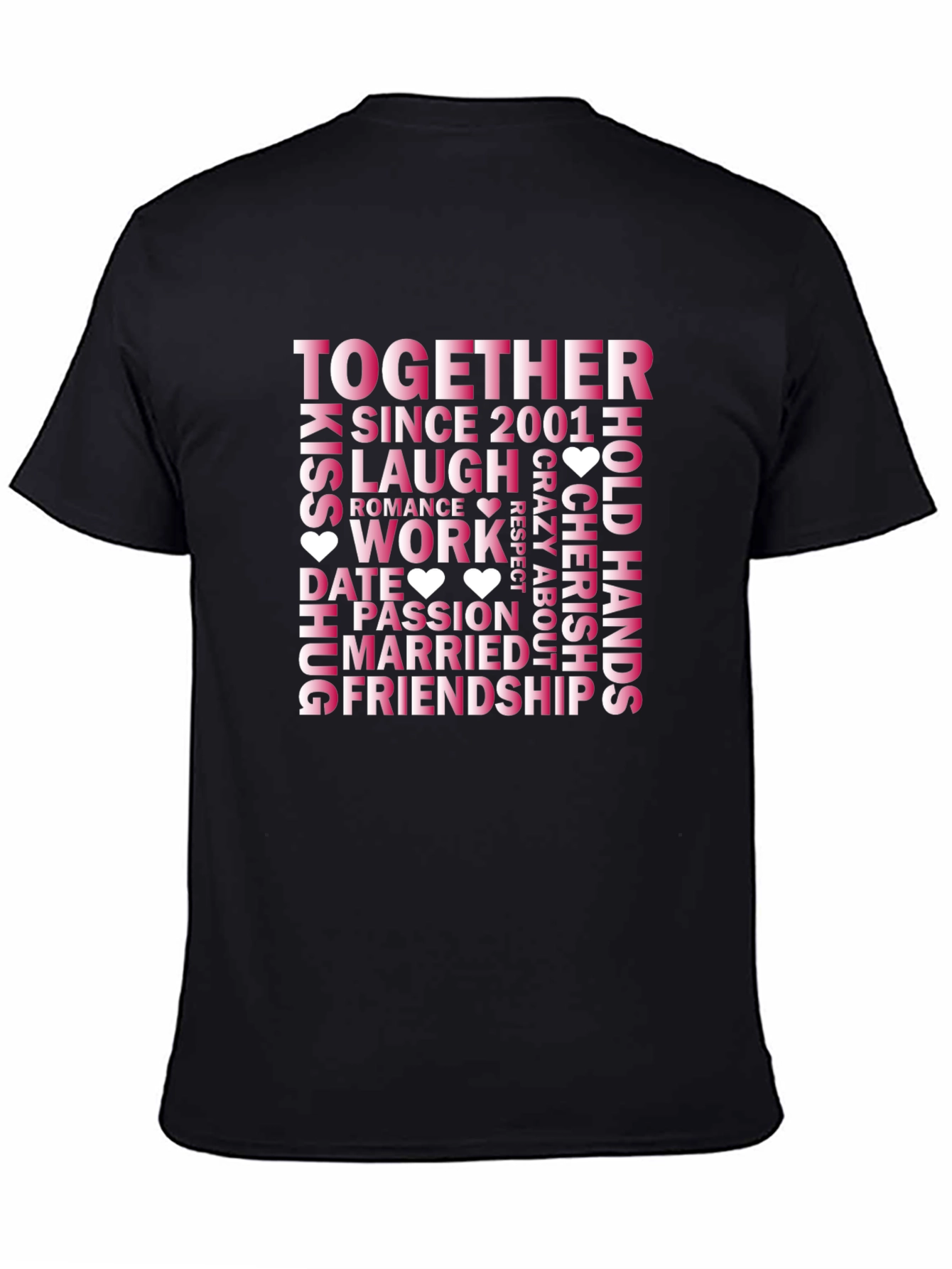 Together Since 2001 Relationship Goals T-Shirt