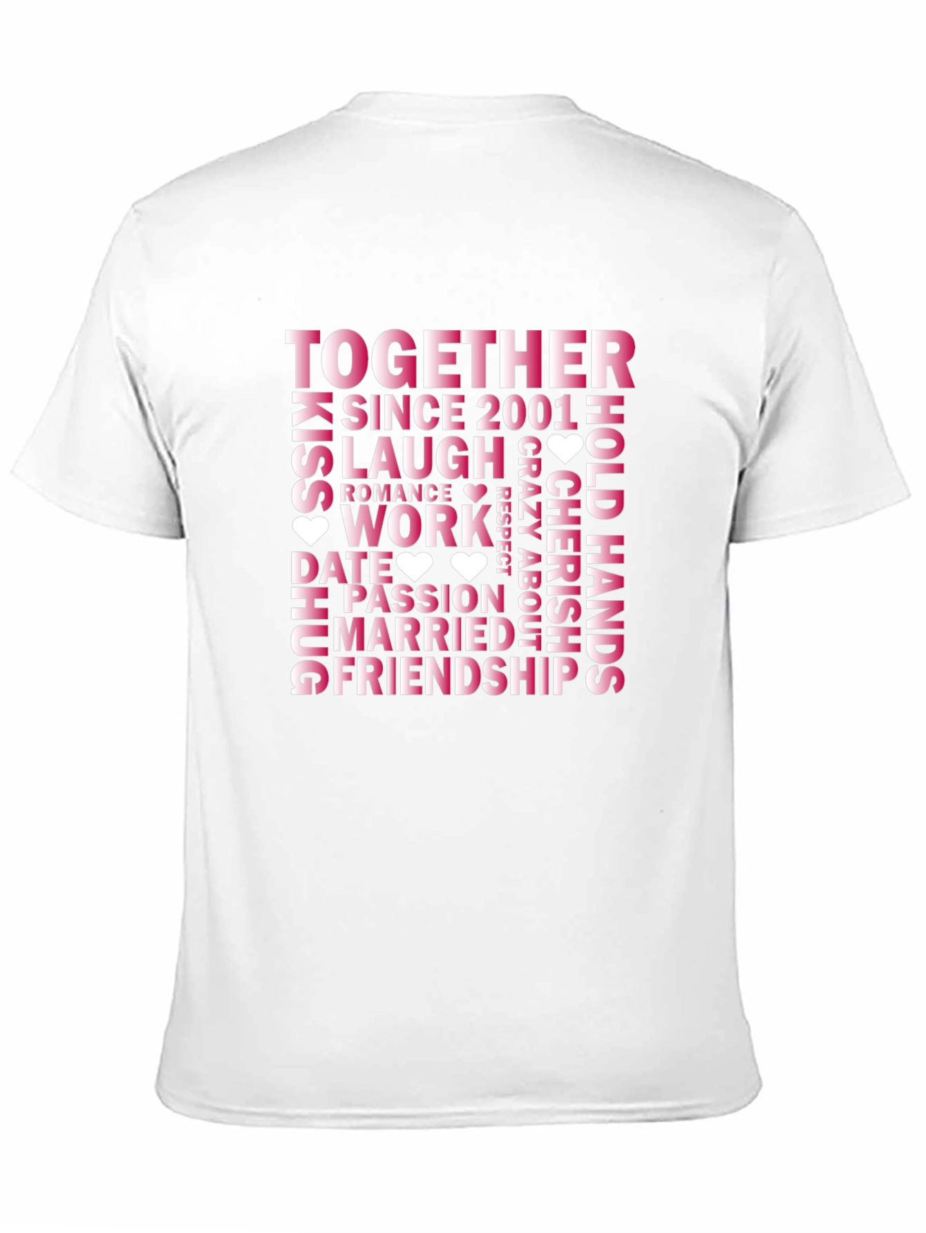 Together Since 2001 Relationship Goals T-Shirt