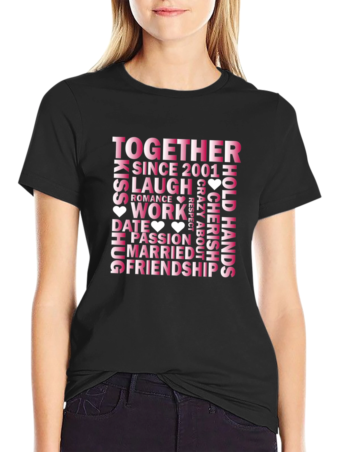 Together Since 2001 Relationship Goals T-Shirt