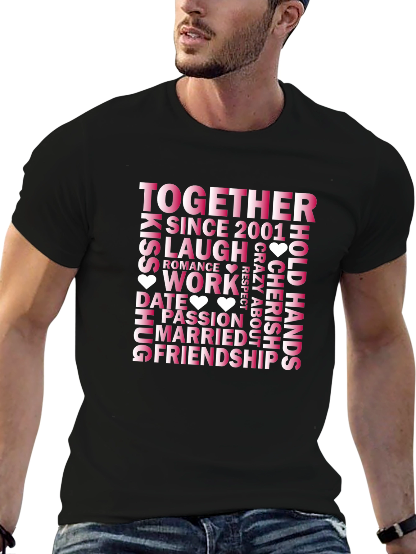 Together Since 2001 Relationship Goals T-Shirt