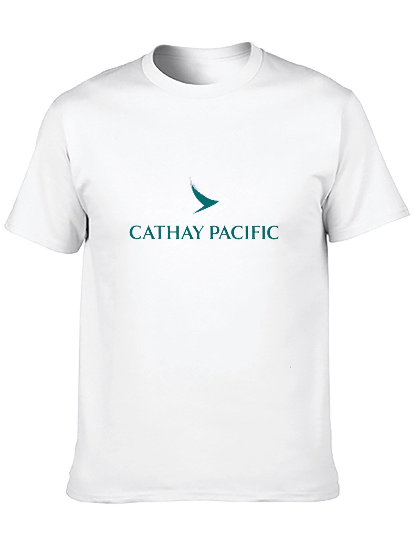 Cathay Pacific Black T-Shirt Airline Logo Tee