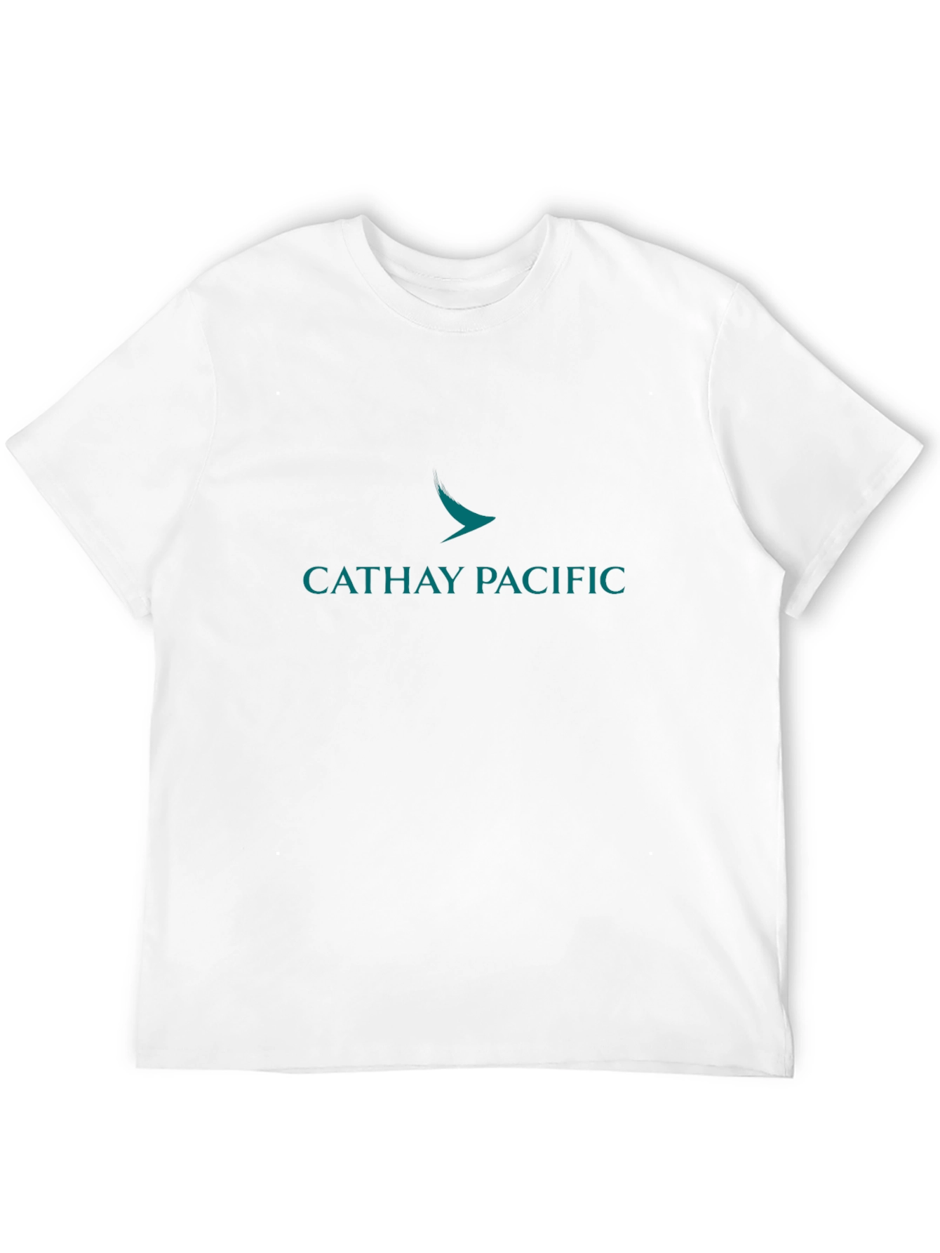 Cathay Pacific Black T-Shirt Airline Logo Tee