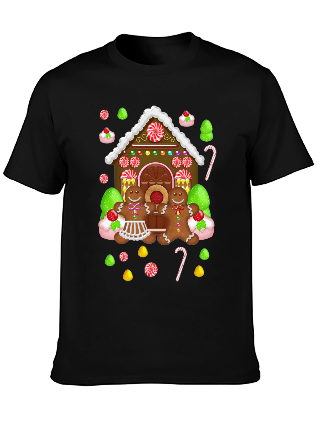 Gingerbread House Graphic Tee