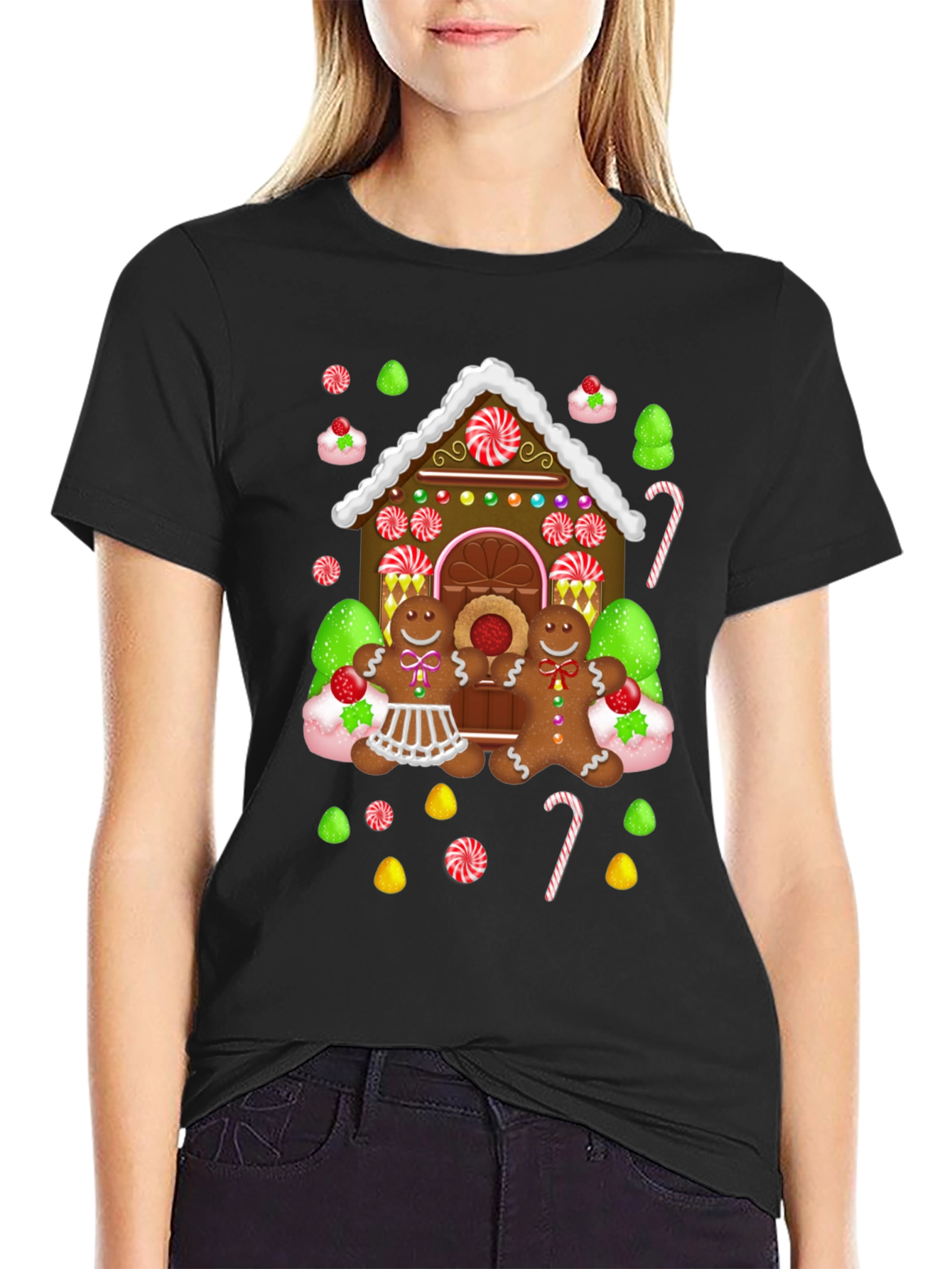 Gingerbread House Graphic Tee