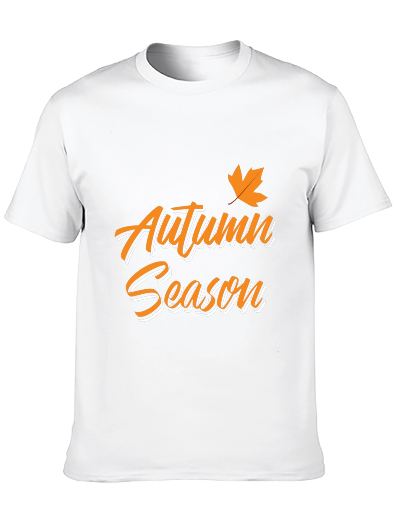 Autumn Season Black T-Shirt