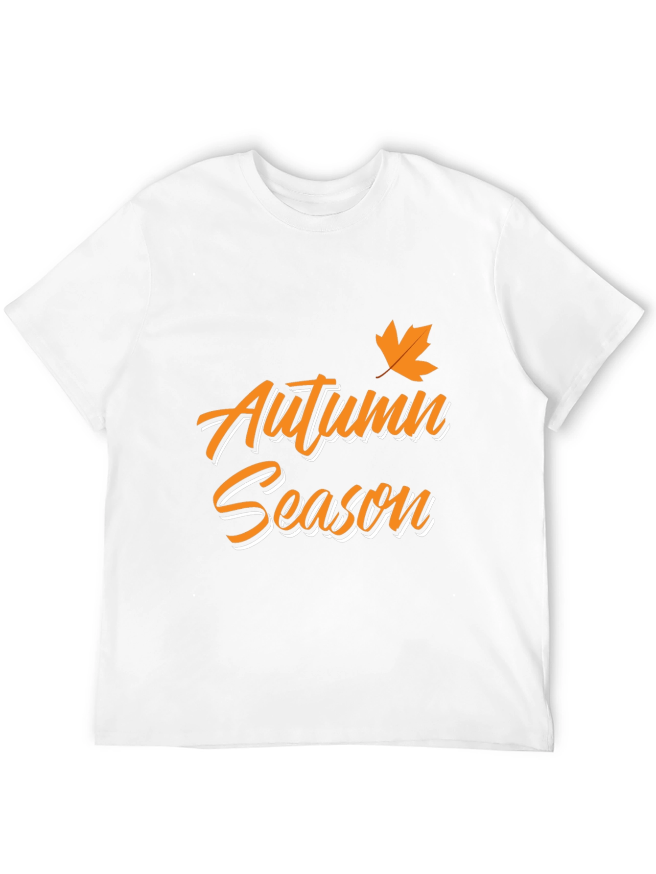 Autumn Season Black T-Shirt