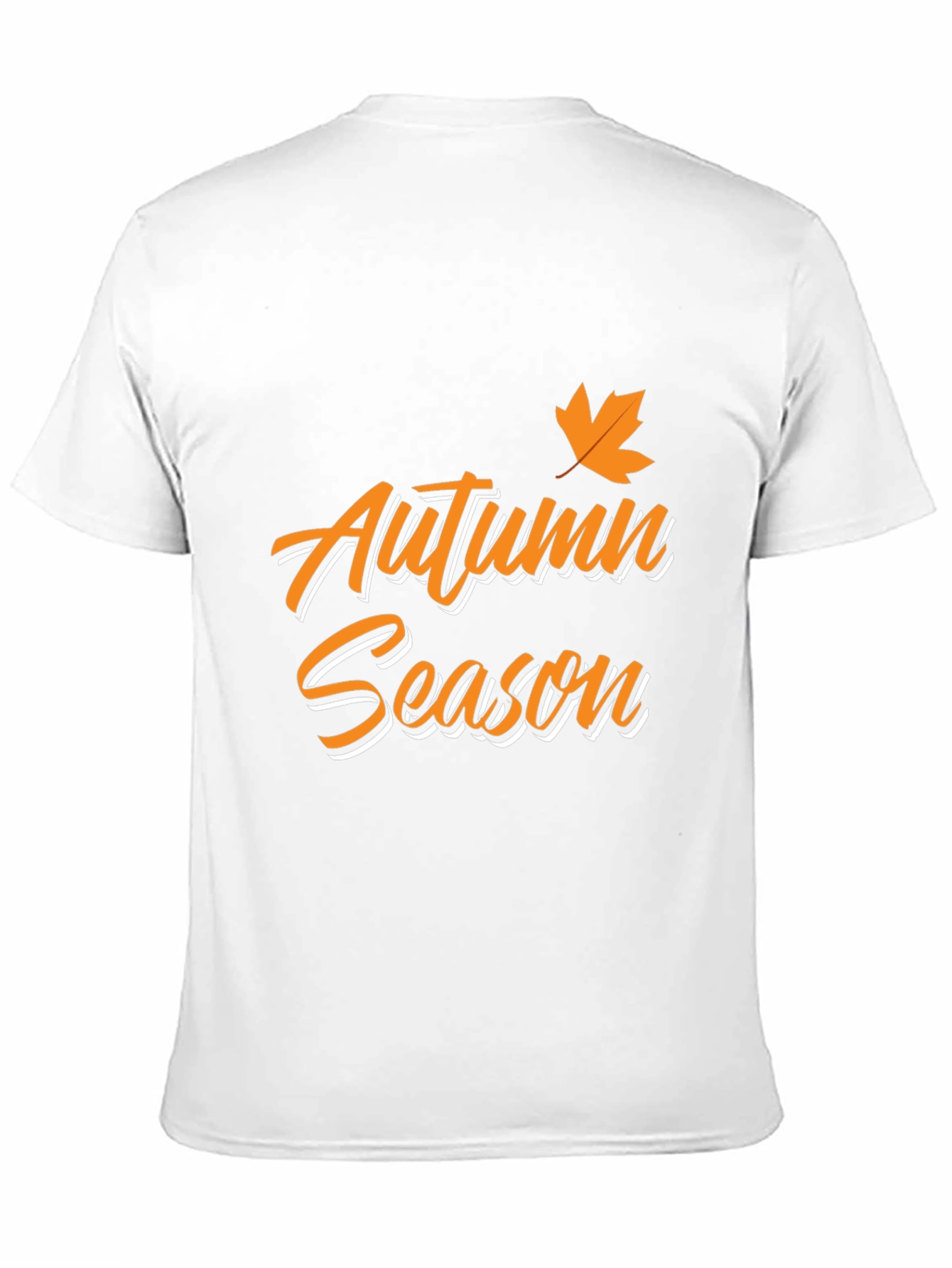 Autumn Season Black T-Shirt