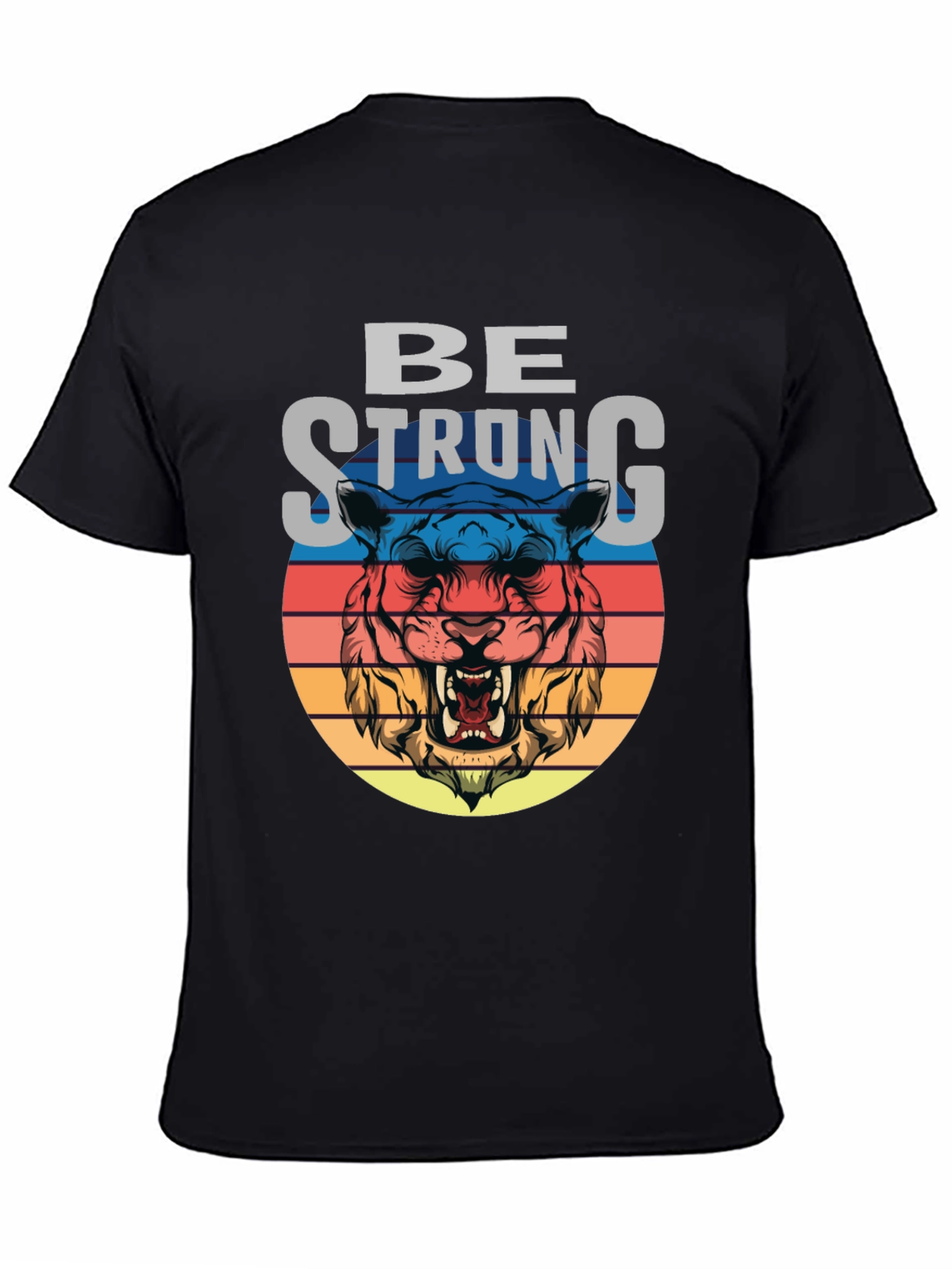Be Strong Tiger Graphic T-Shirt