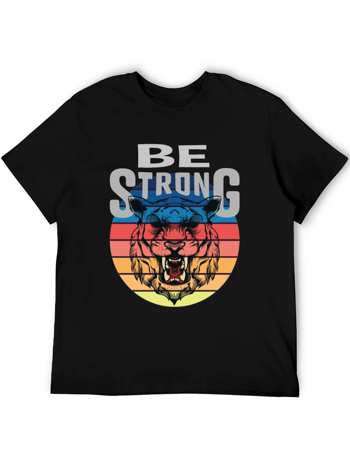 Be Strong Tiger Graphic T-Shirt