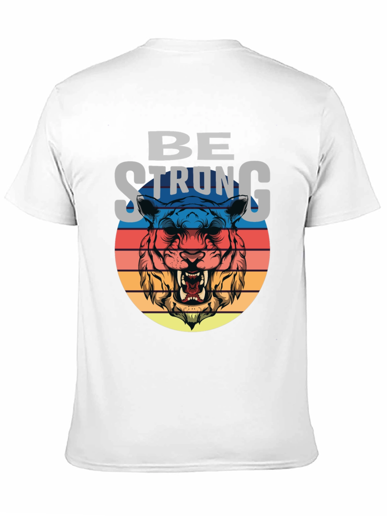 Be Strong Tiger Graphic T-Shirt