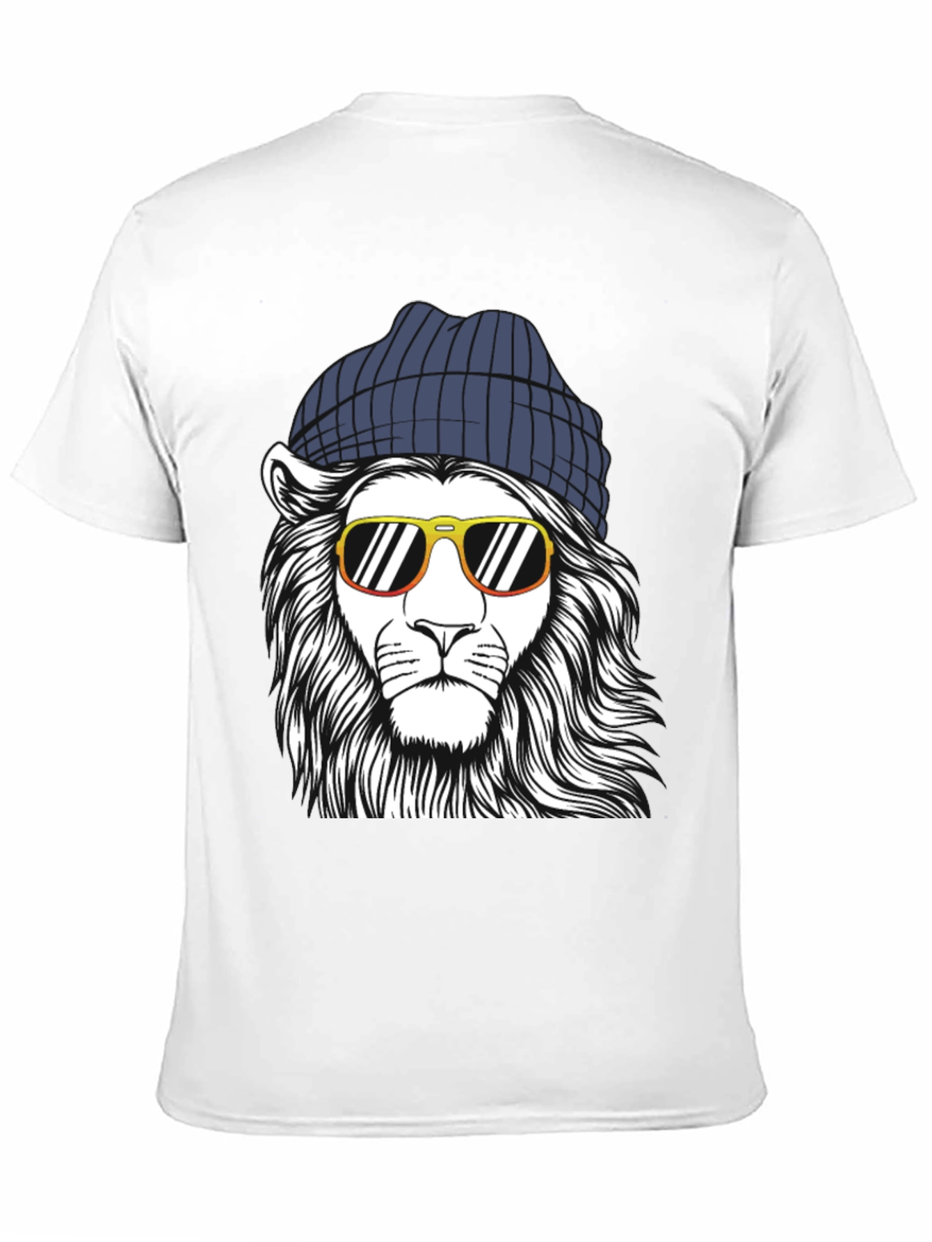 Cool Lion Graphic Tee - Black T-Shirt