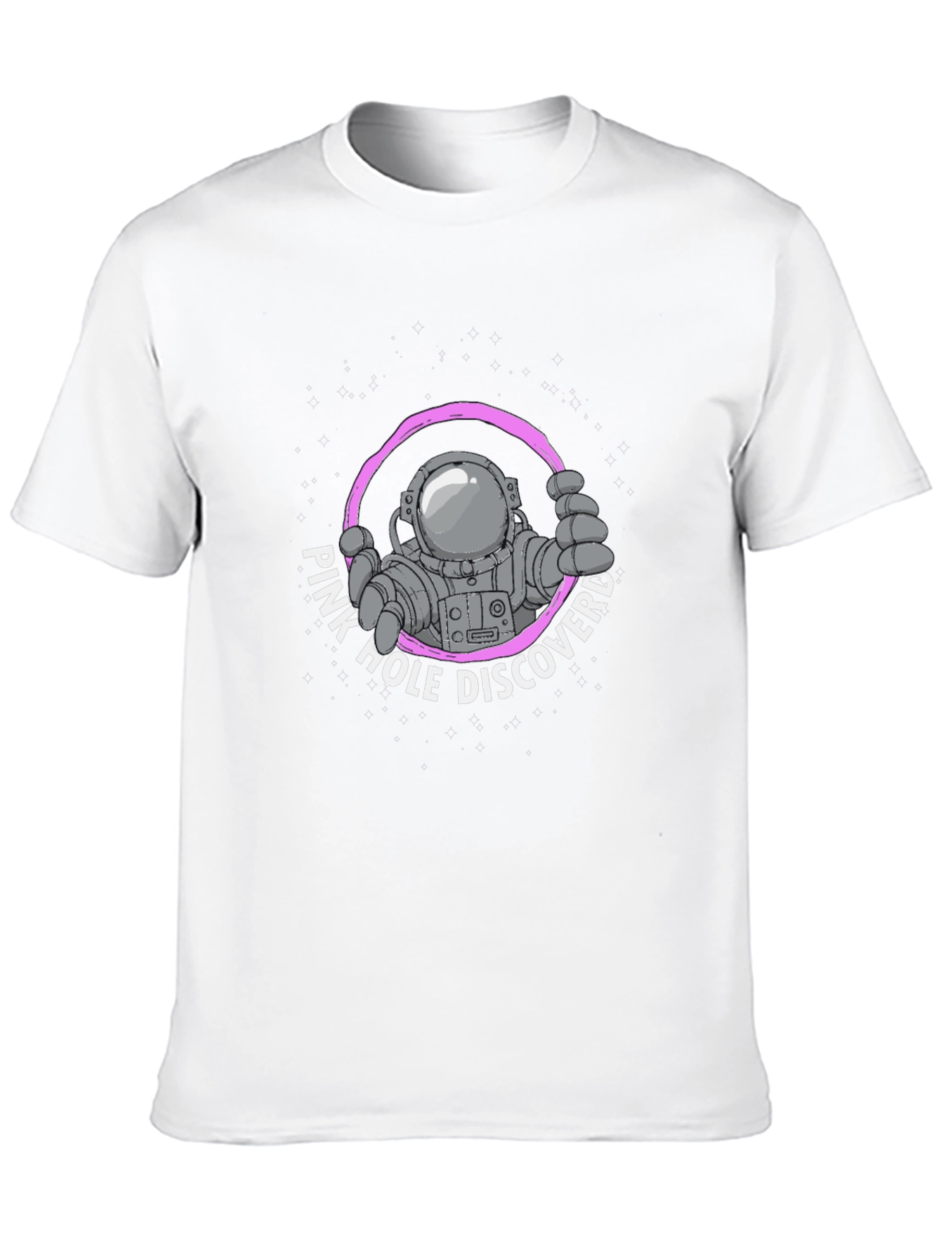 Pink Hole Astronaut T-Shirt