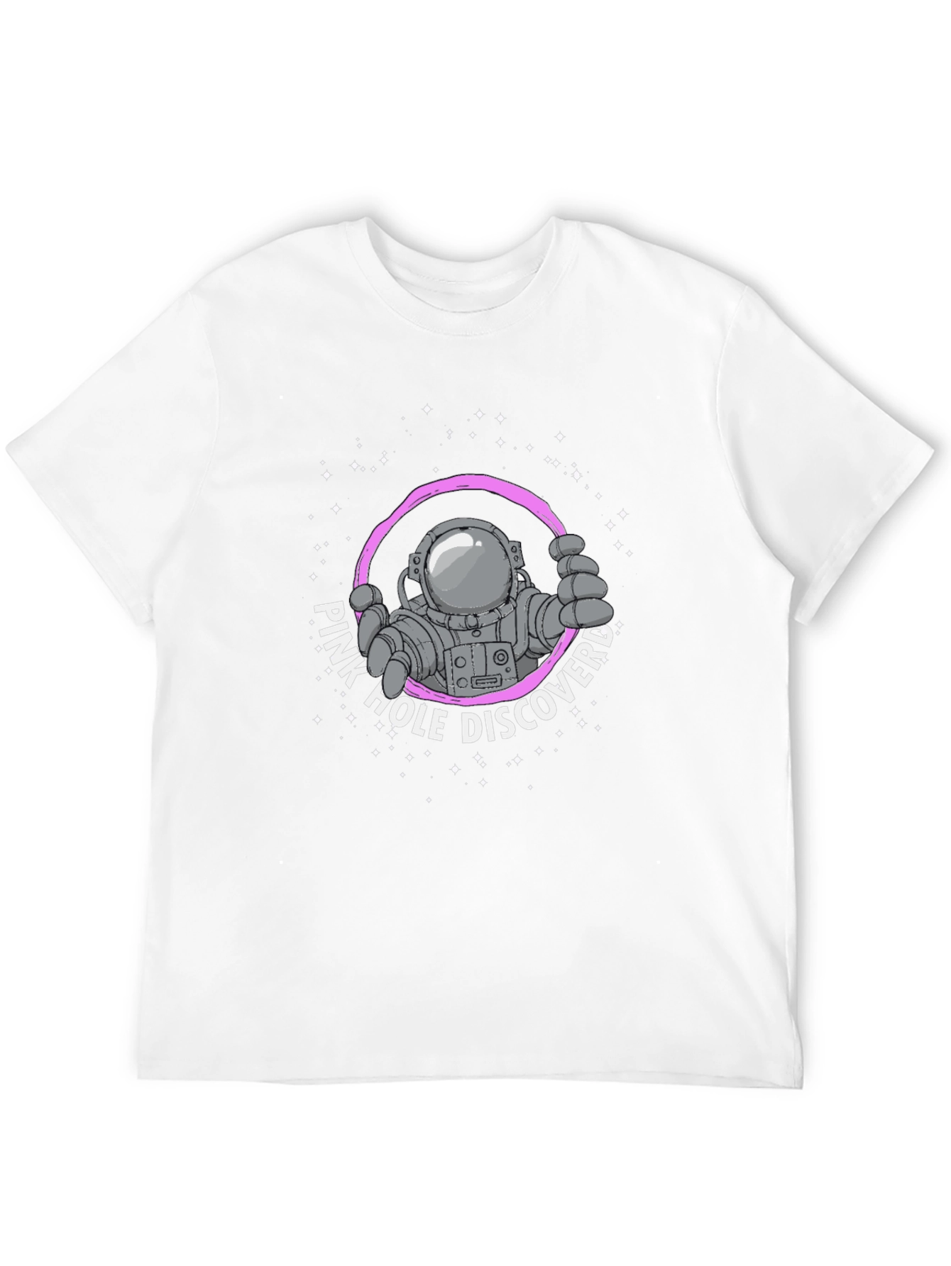 Pink Hole Astronaut T-Shirt