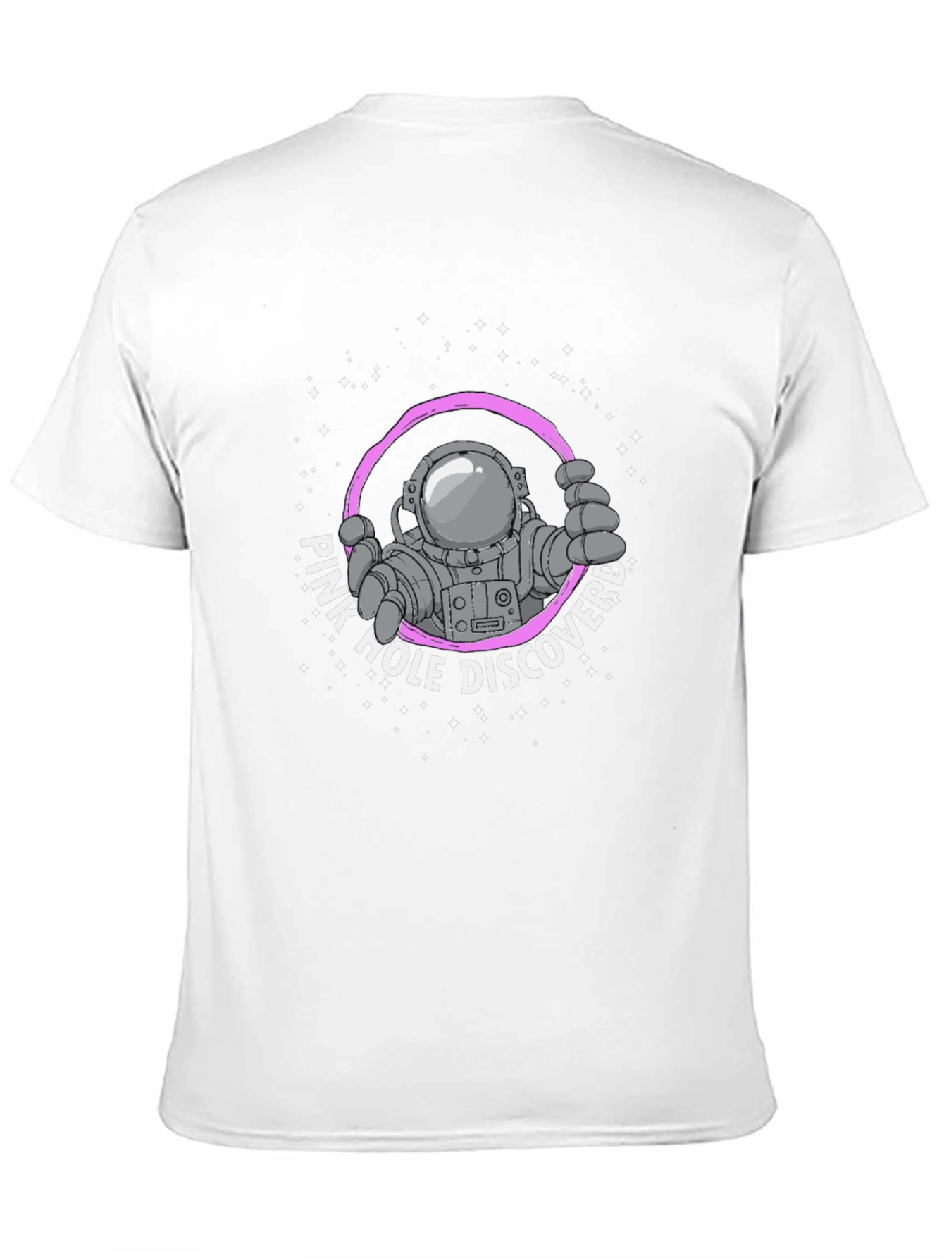 Pink Hole Astronaut T-Shirt
