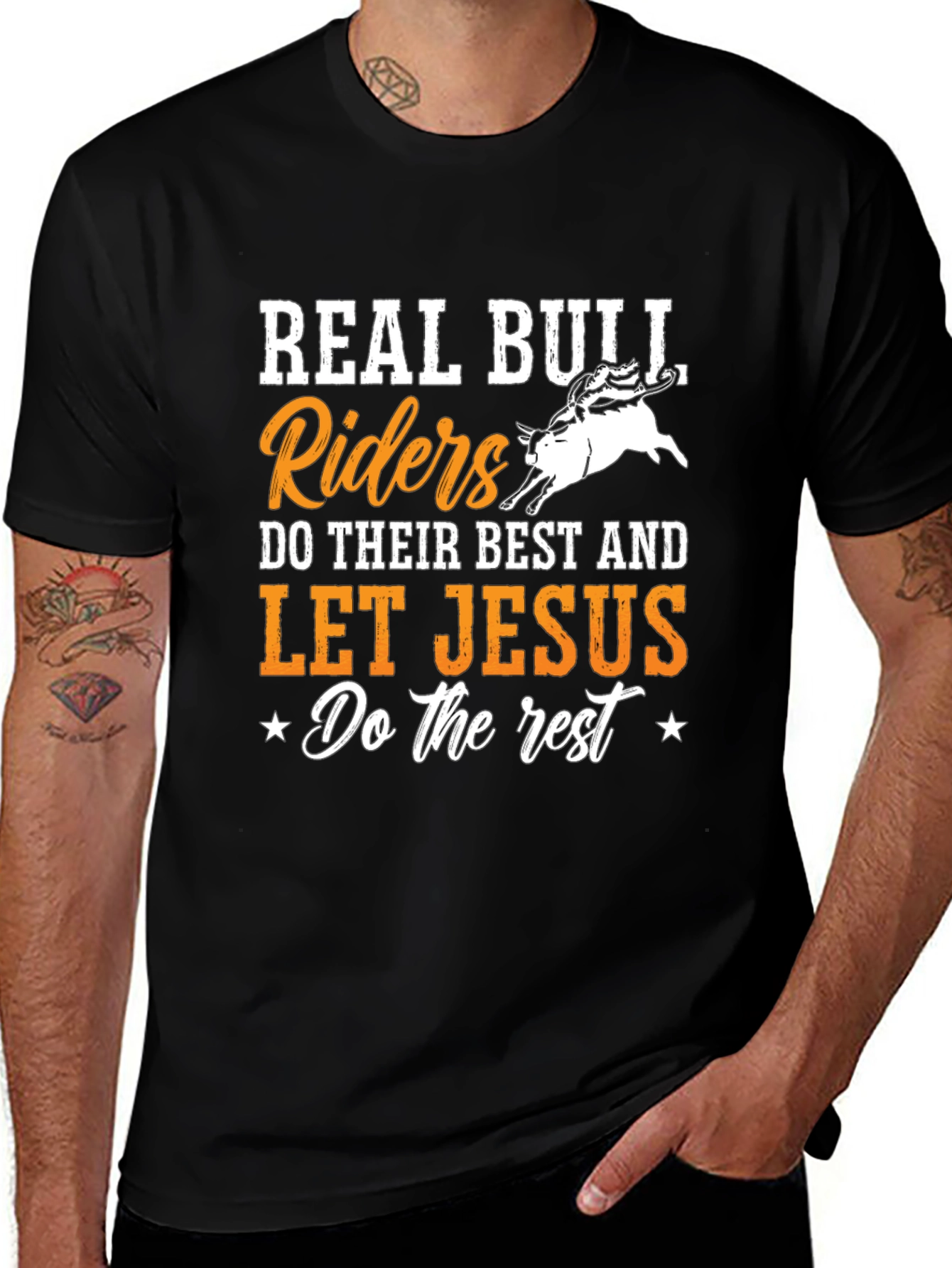 Real Bull Riders Graphic T-Shirt