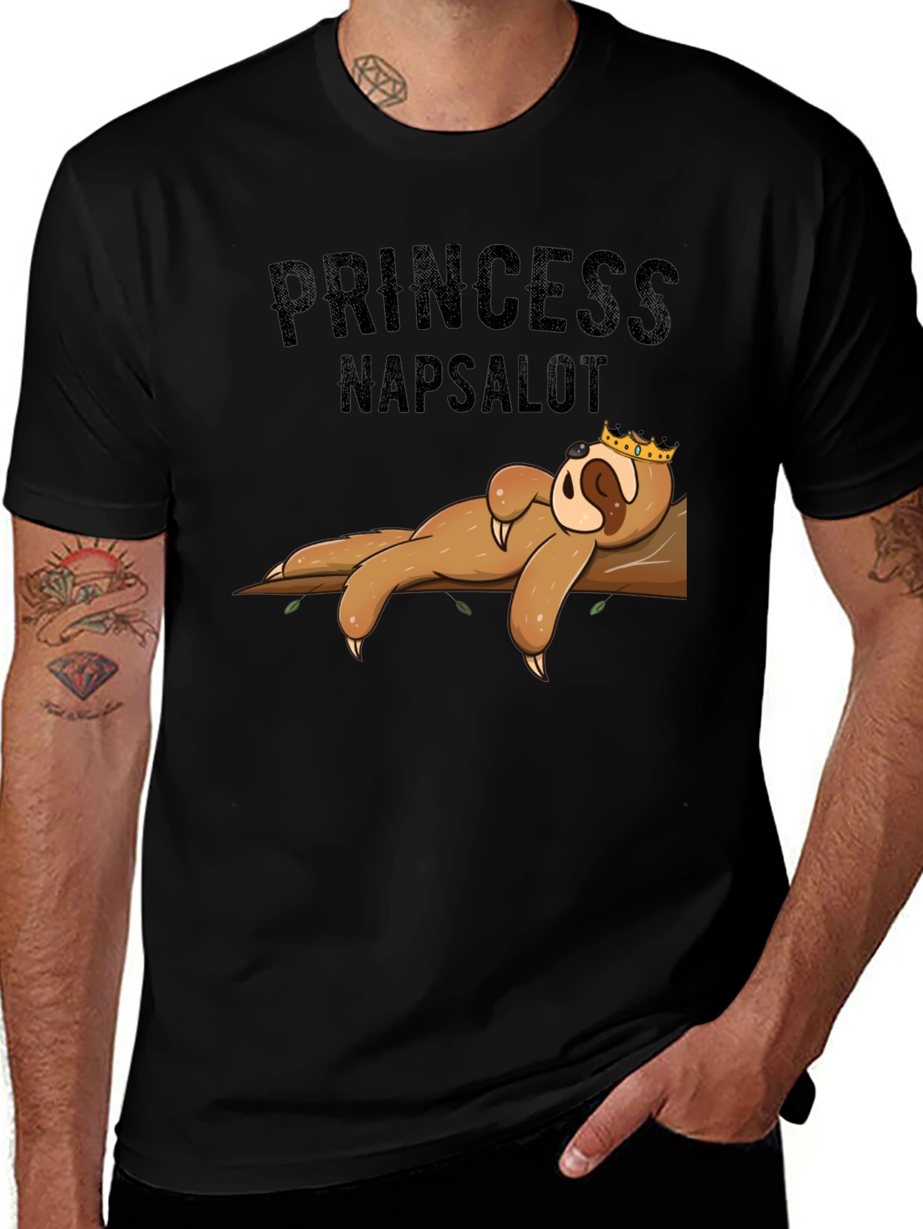 Princess Napsalot Sloth T-Shirt