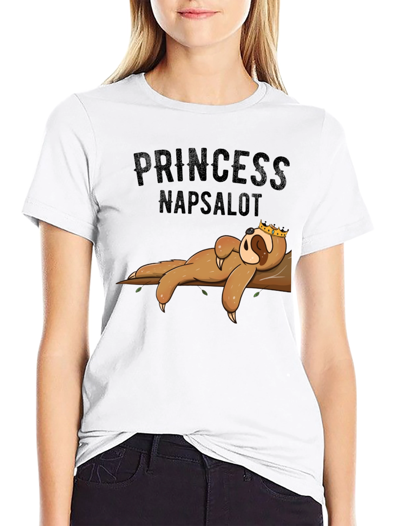 Princess Napsalot Sloth T-Shirt