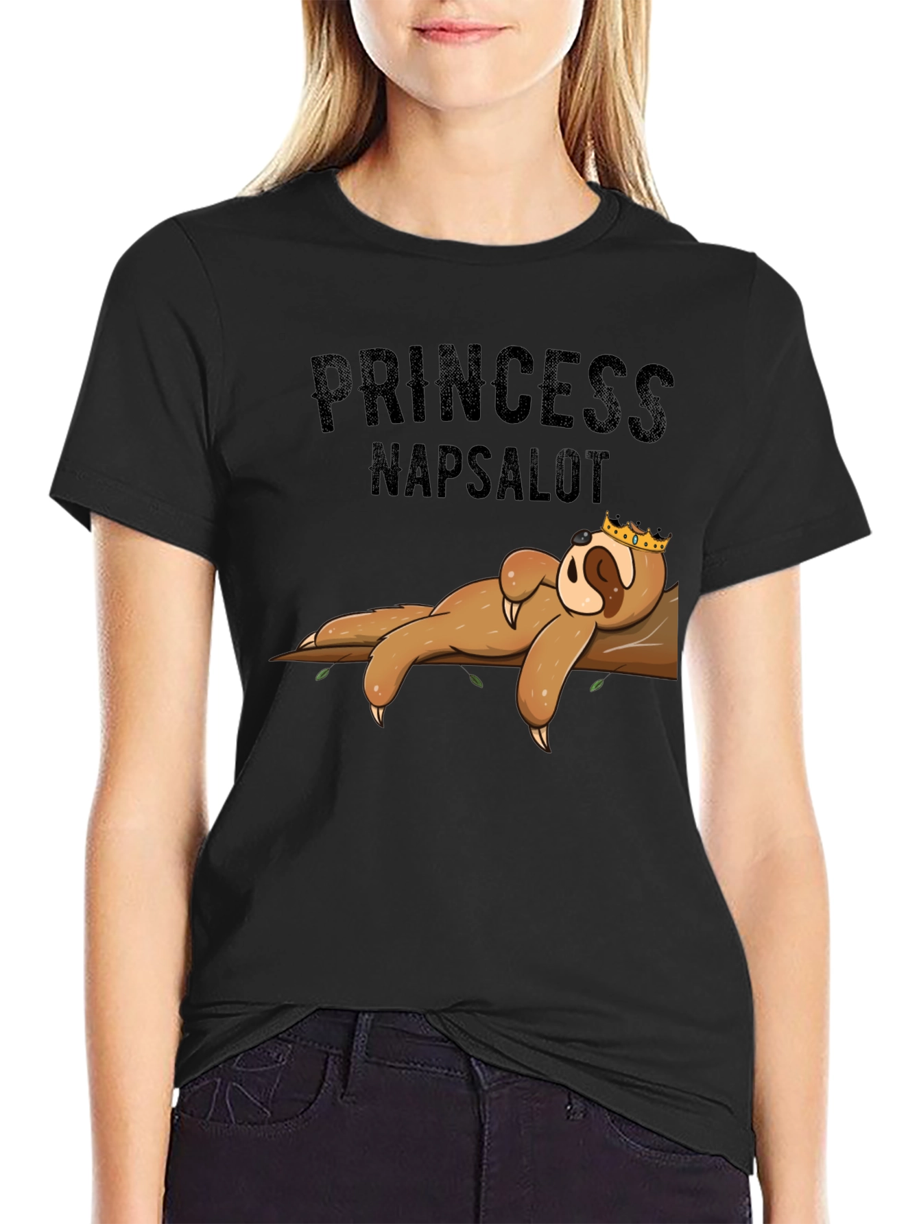 Princess Napsalot Sloth T-Shirt