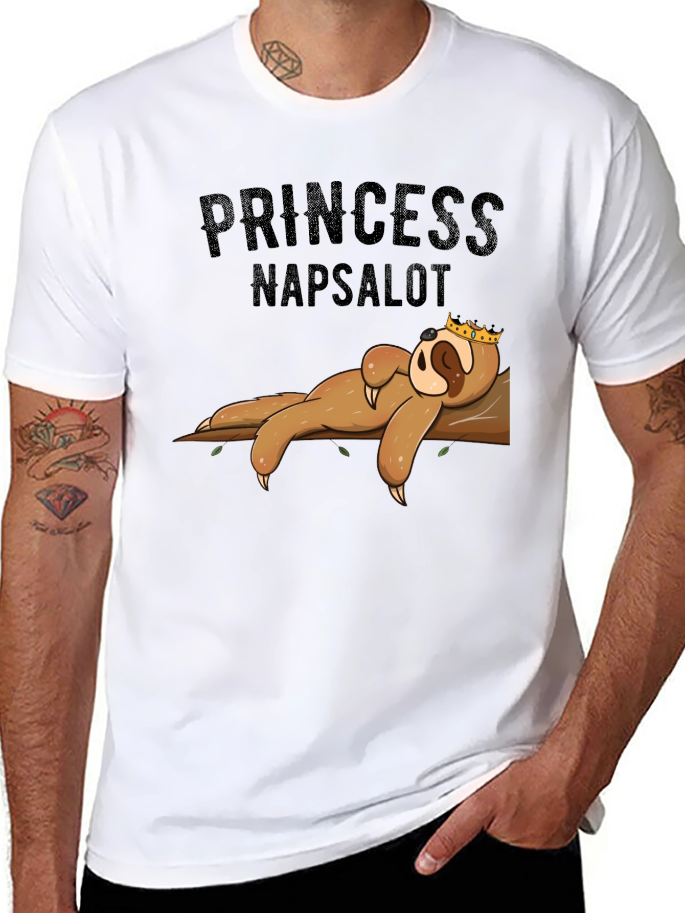 Princess Napsalot Sloth T-Shirt