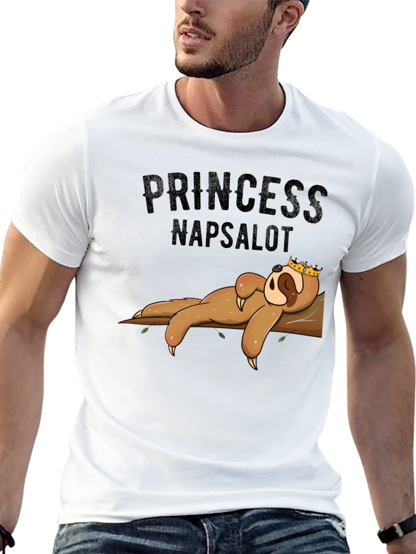 Princess Napsalot Sloth T-Shirt