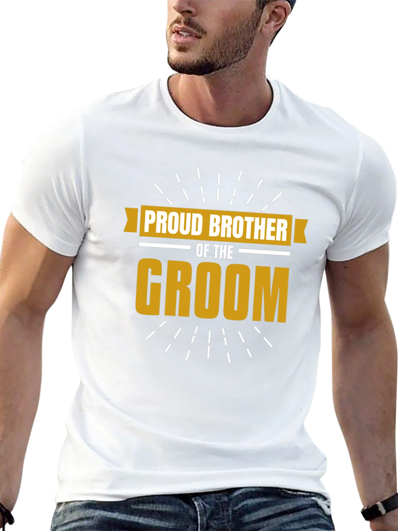 Proud Brother of the Groom Graphic Tee