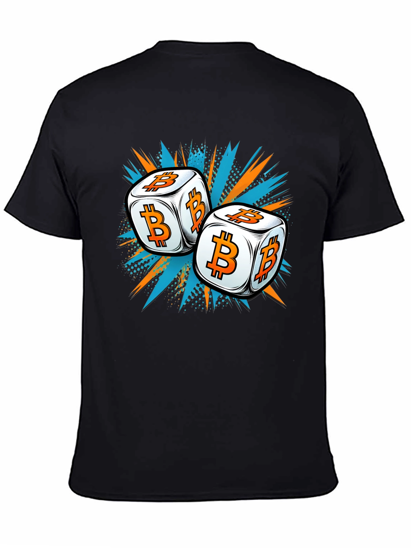Bitcoin Dice T-Shirt - Crypto Gambling Tee