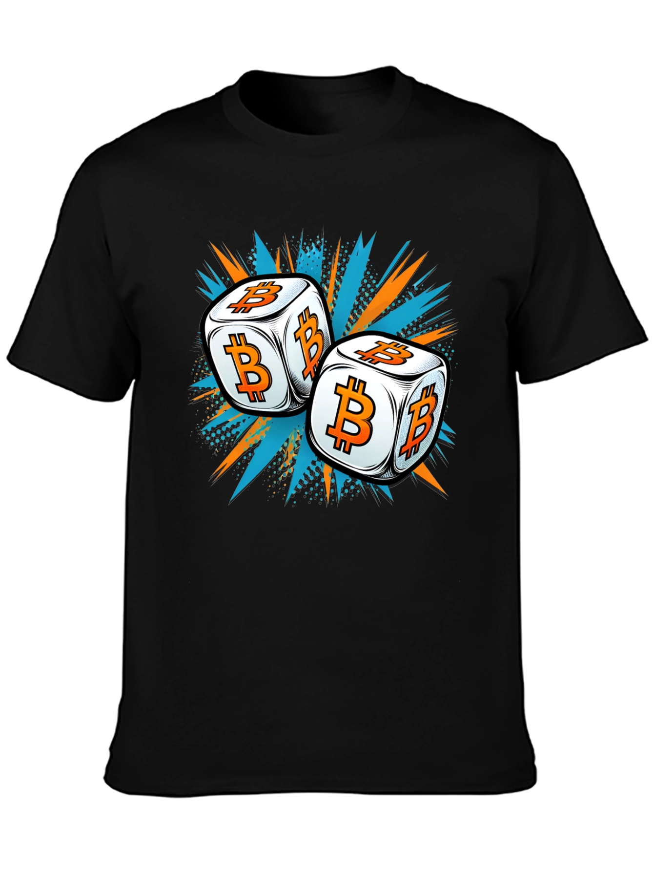 Bitcoin Dice T-Shirt - Crypto Gambling Tee